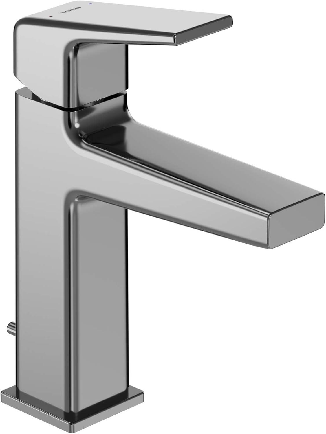 Polished Nickel Modern Single-Handle 8'' Bathroom Faucet