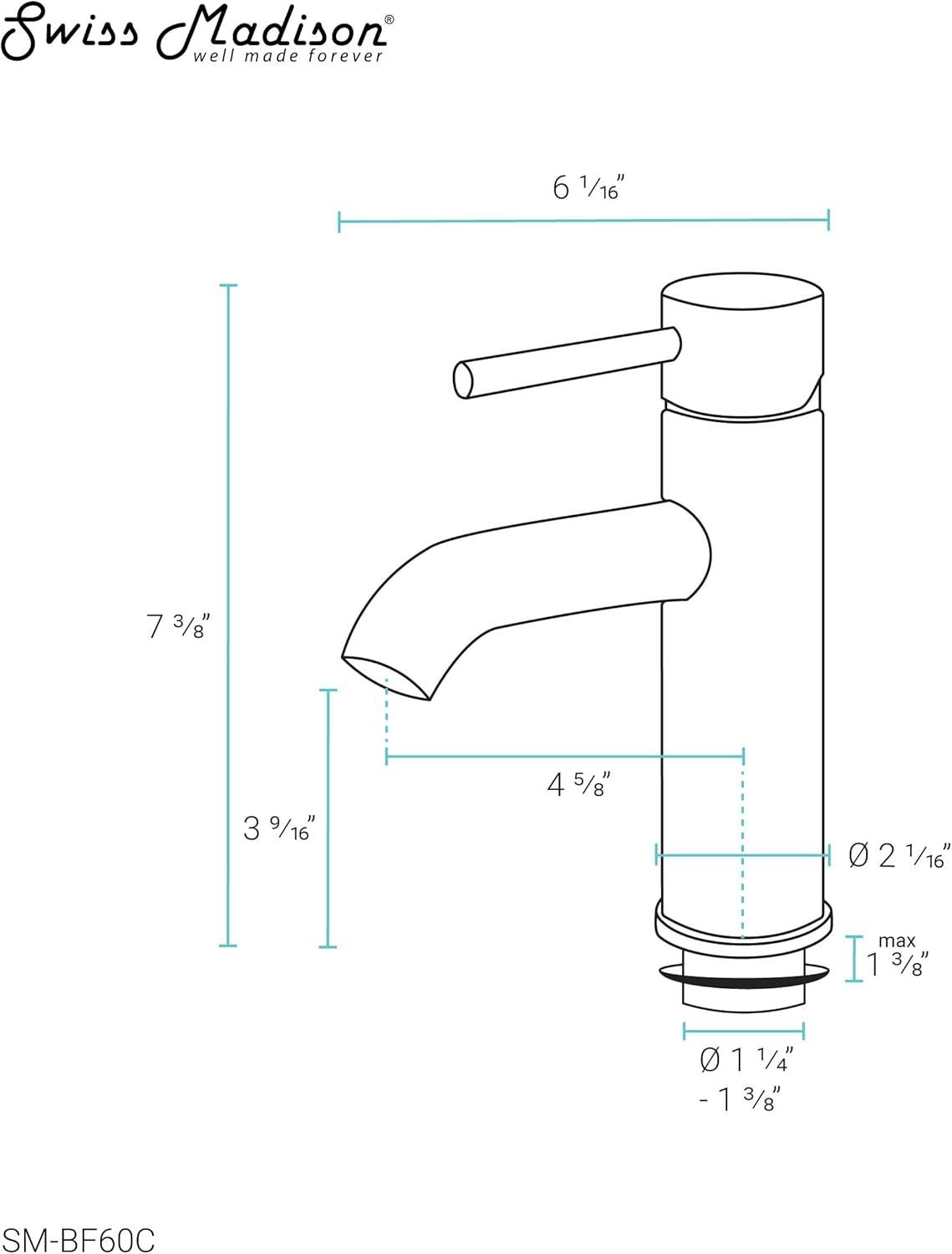 Ivy Single Hole, Single-Handle, Bathroom Faucet