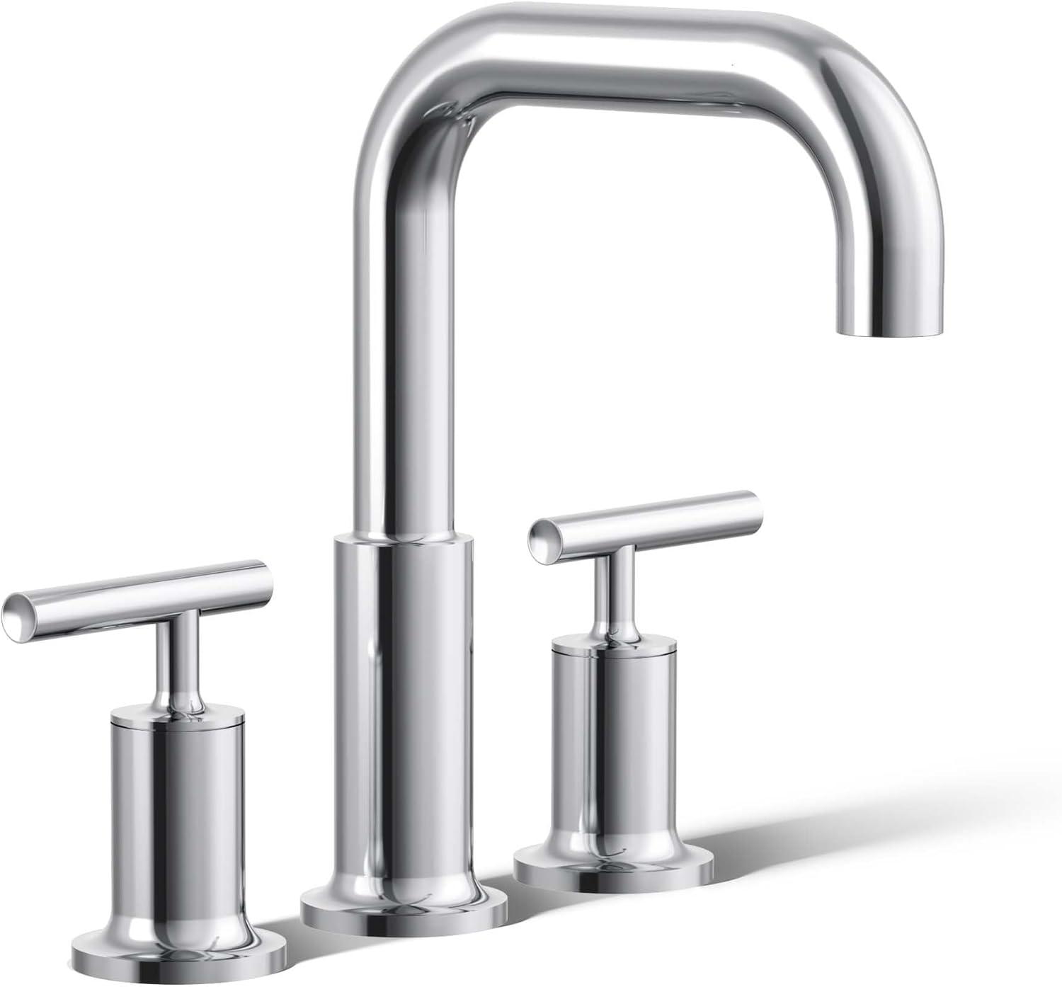 Purist® for Two Deck-Mount Bath Faucet Trim for High-Flow Valve with Lever Handles, Valve Not Included