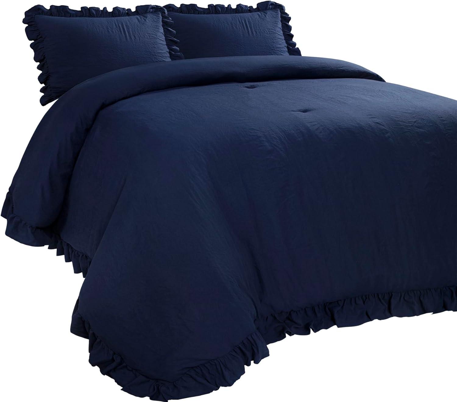 Lush Decor Reyna Microfiber 3 Piece Comforter Set