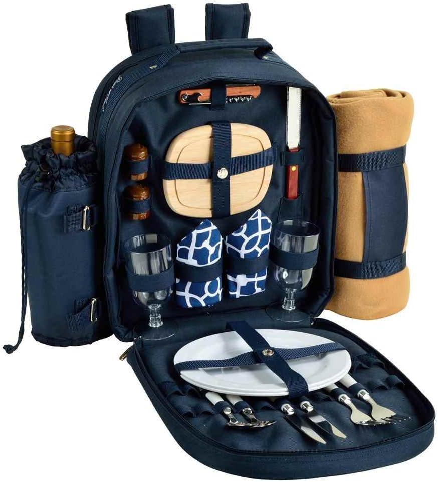 Picnic at Ascot Trellis Polyester Picnic Backpack