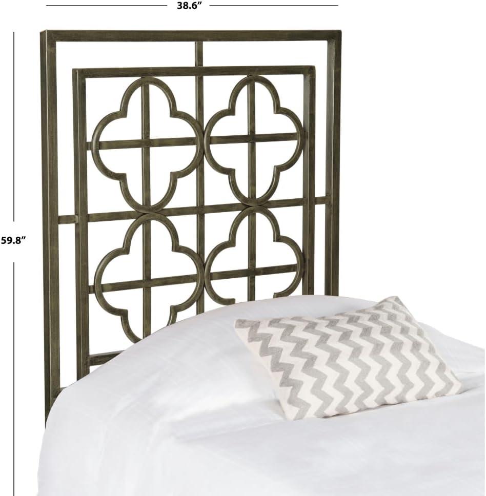SAFAVIEH Home Collection Lucina French Silver Headboard, Full