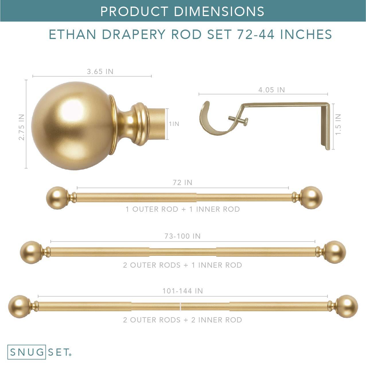 Steel Adjustable Single Curtain Rod