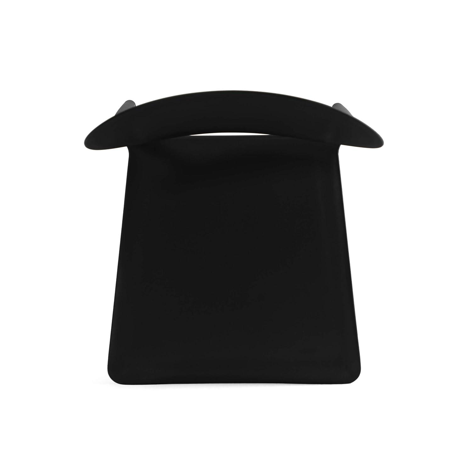 Ali Set of 2 Black Plastic Indoor Chairs