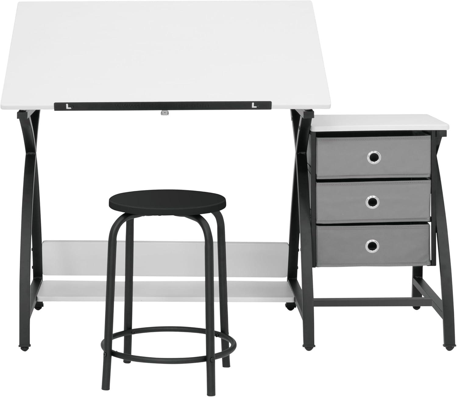 Comet Plus Drawing Table and Stool Set - studio designs