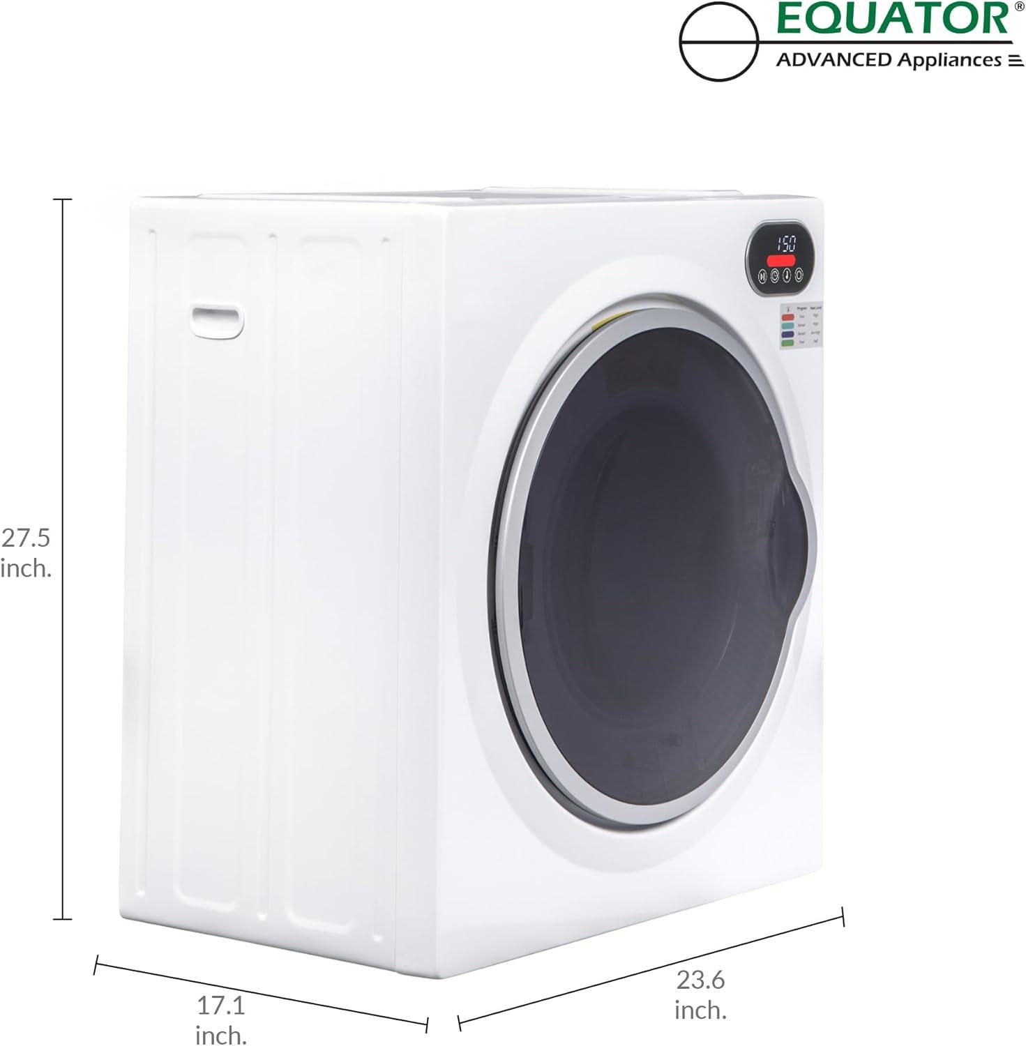 Equator 2.6 cu.ft. 110V Ultra Compact Digital Vented Sensor Dryer in White