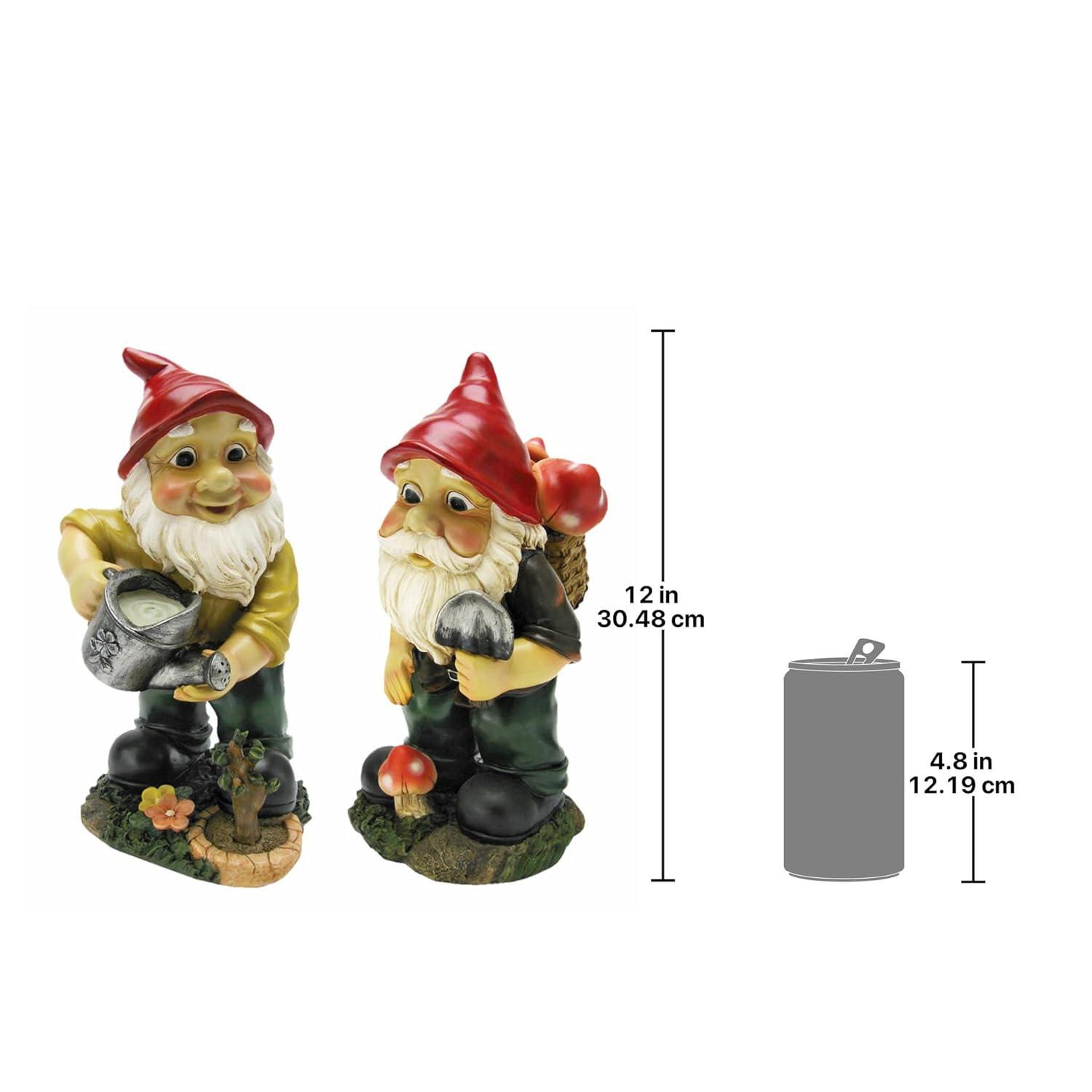 Design Toscano Barney Two Buckets Garden Gnome Statue
