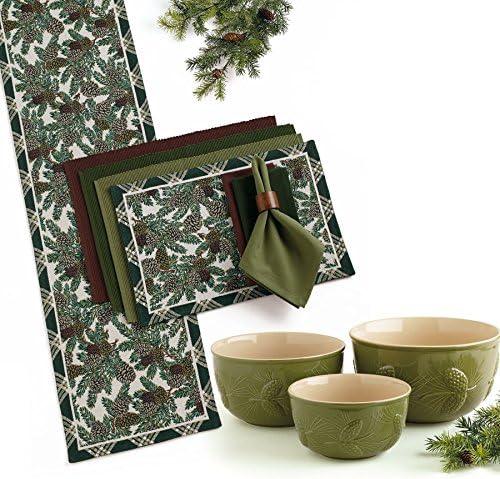 Wood Band Napkin Ring Set of 6