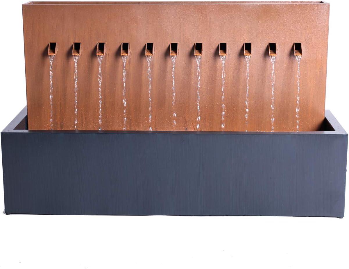 Hi-Line Gift Ltd. Metal Weather Resistant Floor Fountain