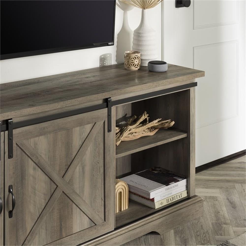 Carterton Sliding Door TV Stand for TVs