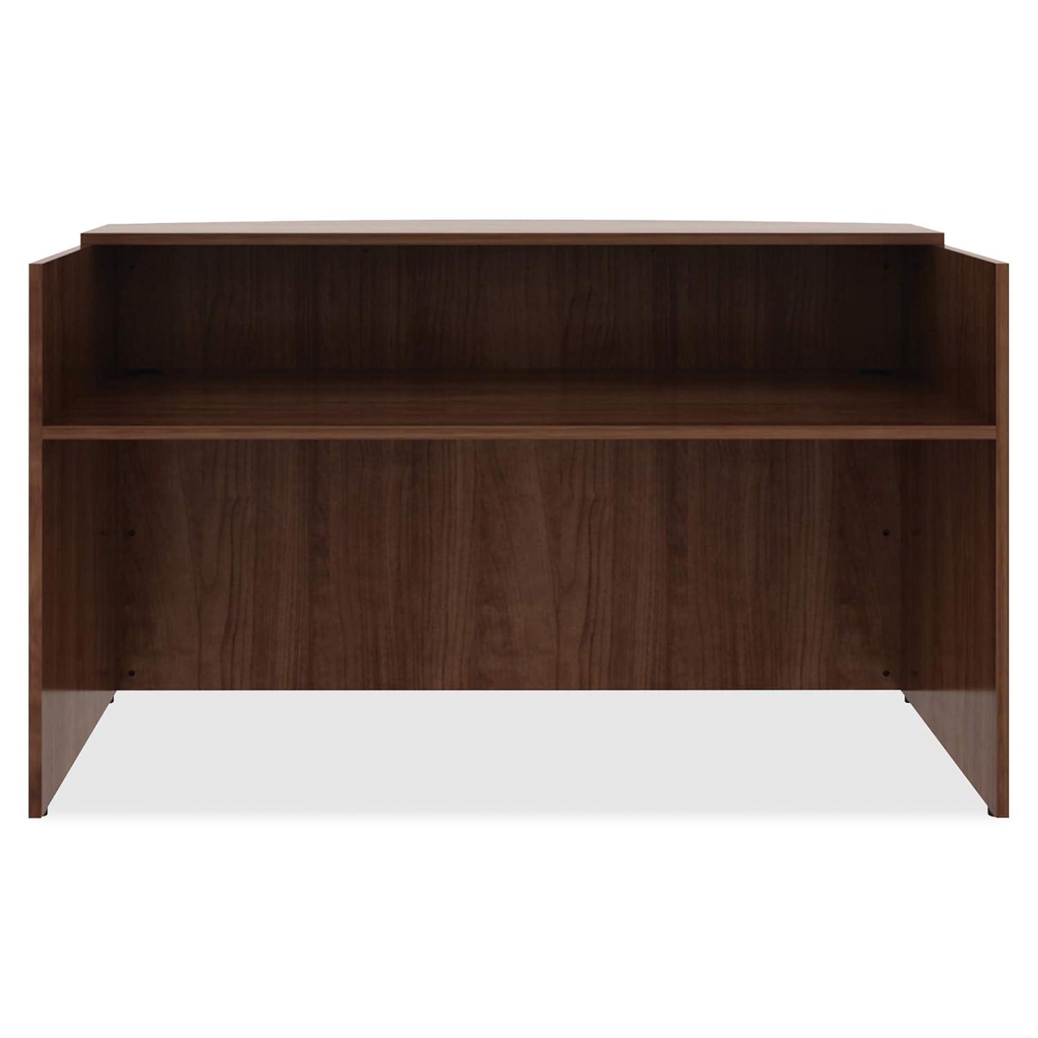 Lorell Essentials Series Rectangle Synthetic Laminate Reception Desk