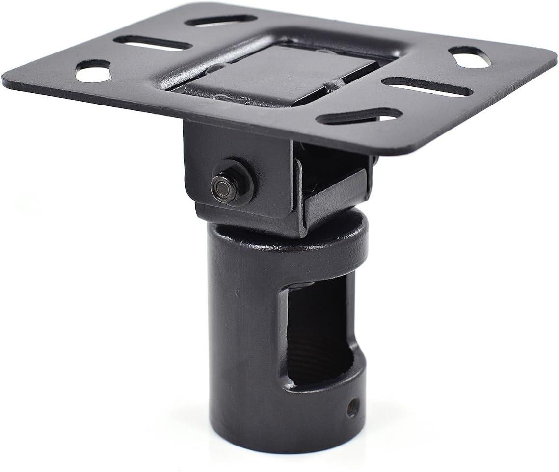 Black Adjustable Ceiling Plate for 1.5" NPT Pipe