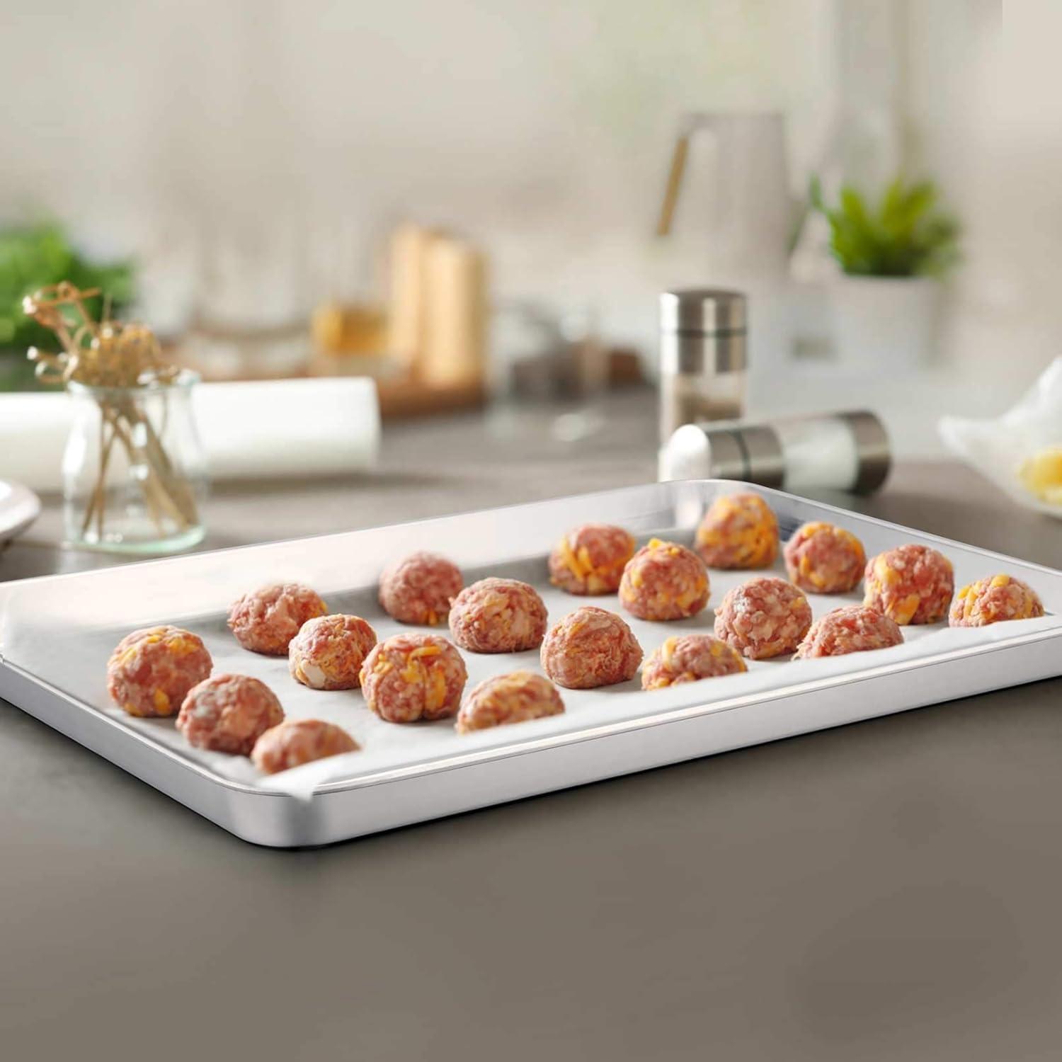 Stainless Steel and Aluminum Baking Sheet Set with Racks