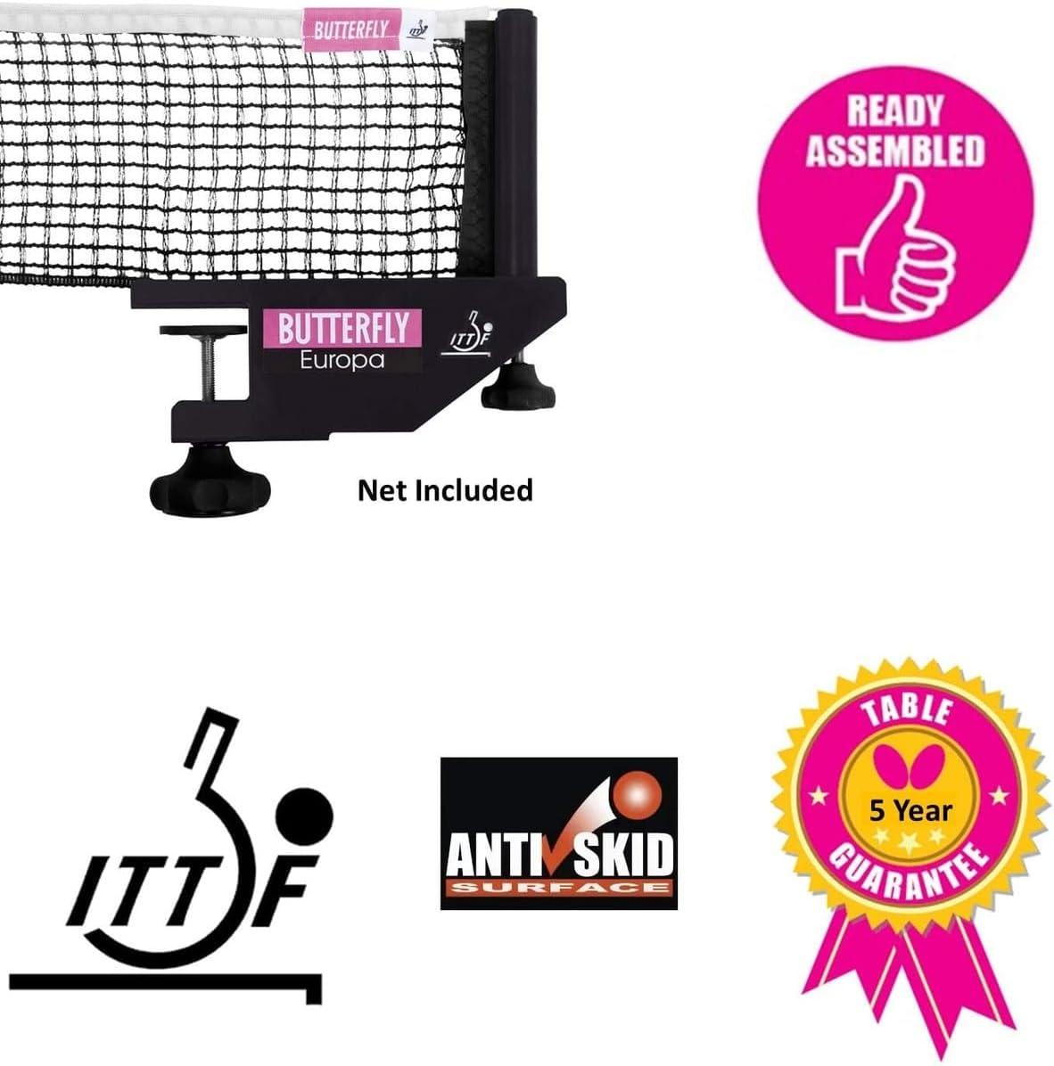 Butterfly Centrefold 25 Sky Table Tennis Table