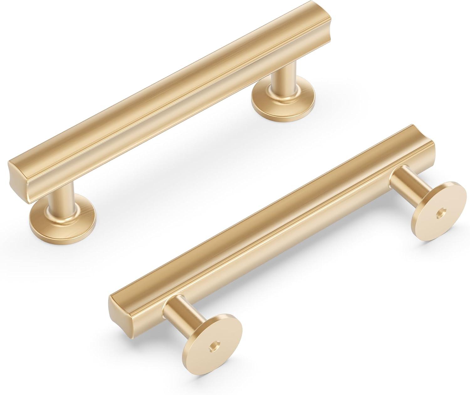 Woodward Kitchen Cabinet Handles, Solid Core Drawer Pulls for Cabinet Doors, 3 3/4"