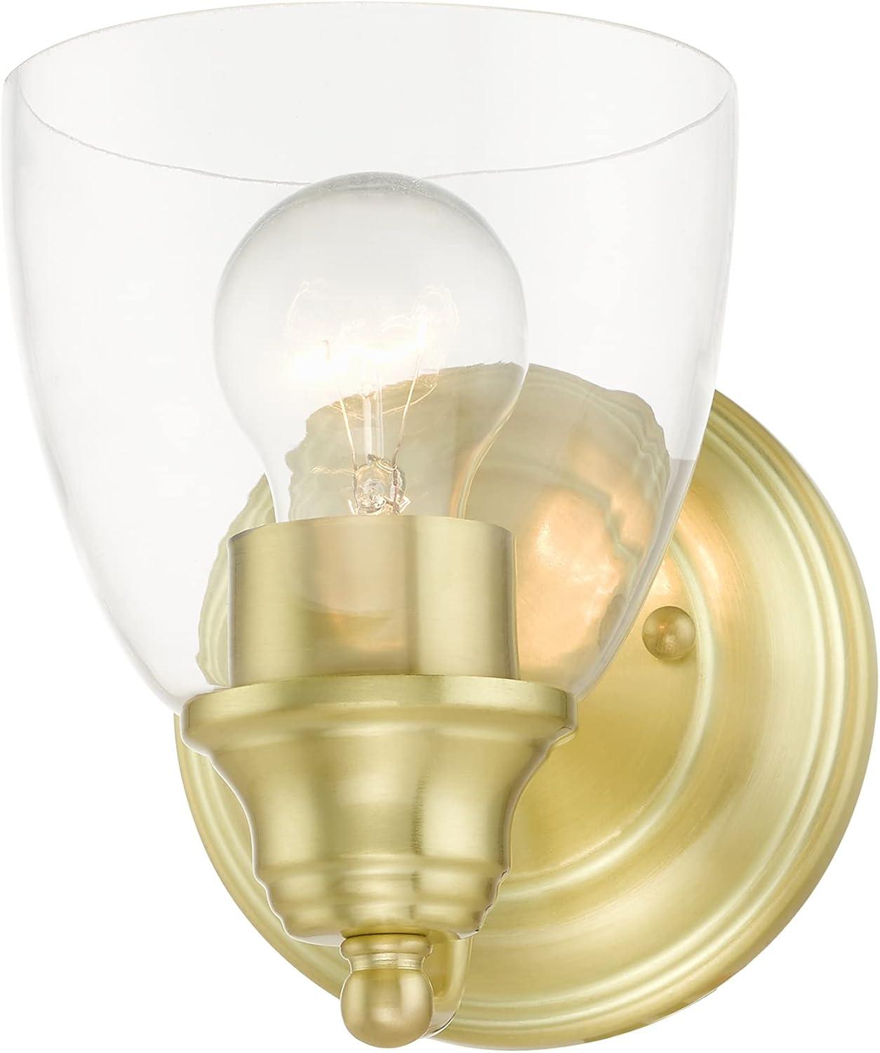 Livex Lighting Montgomery 1 - Light Vanity in  Satin Brass