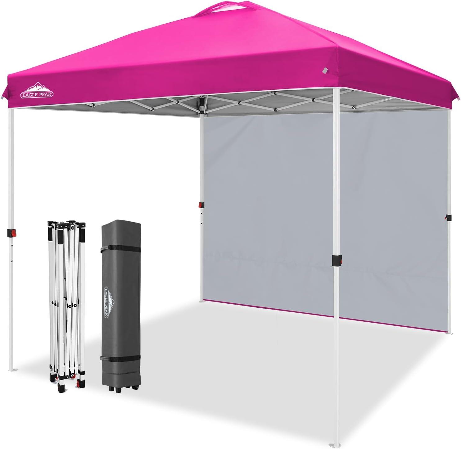 8 Ft. W x 8 Ft. D Steel Pop-Up Canopy