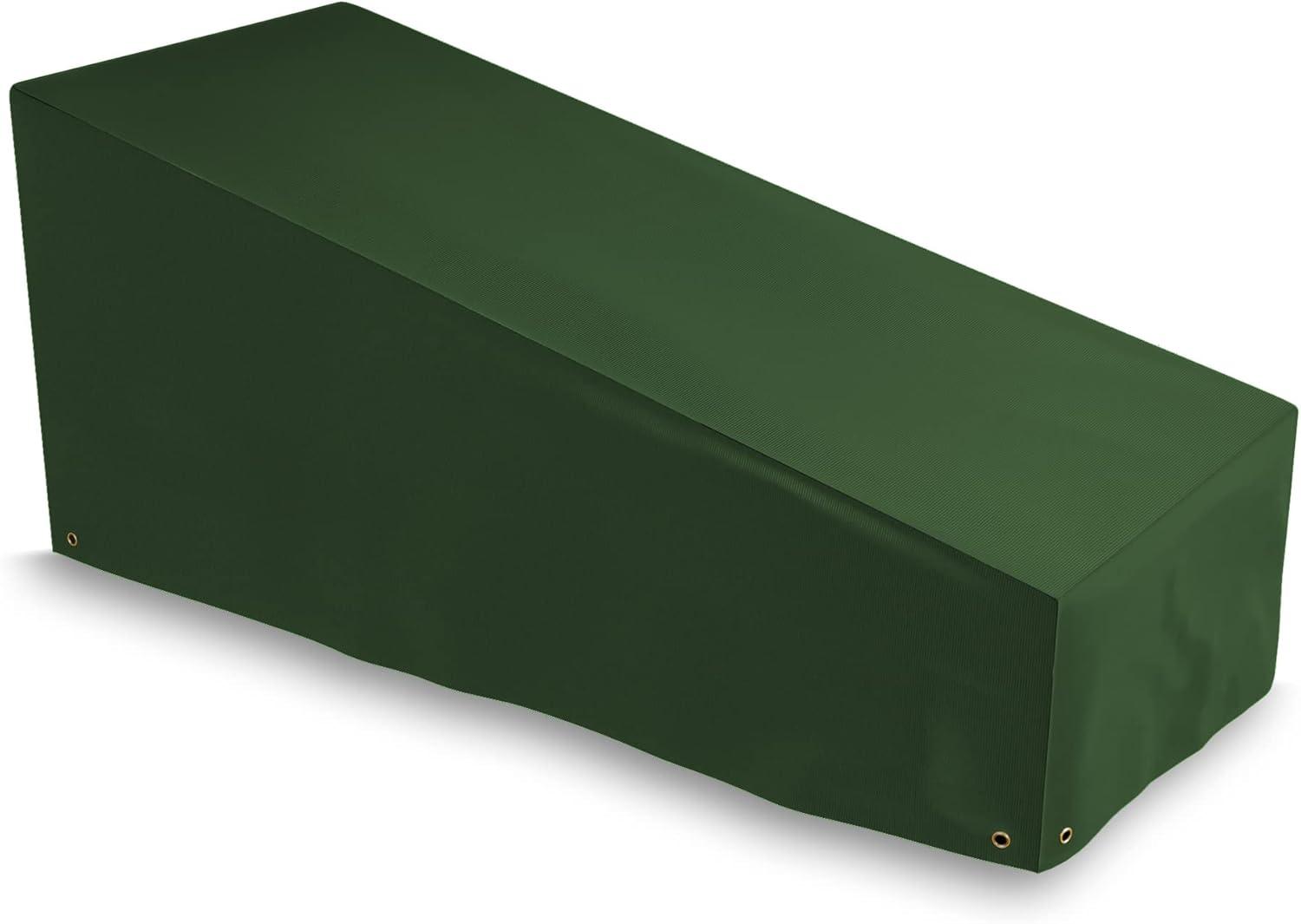 Bosmere C567 Chaise / Steamer Chair Cover - 59 x 24 in. - Green