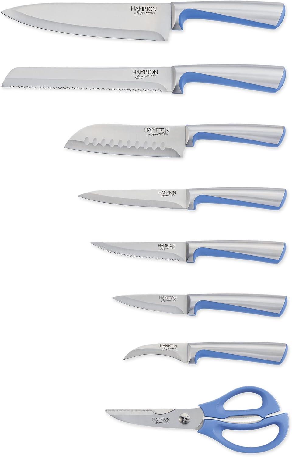 Hampton Signature Orion Blue 14 Piece Cutlery Block Set