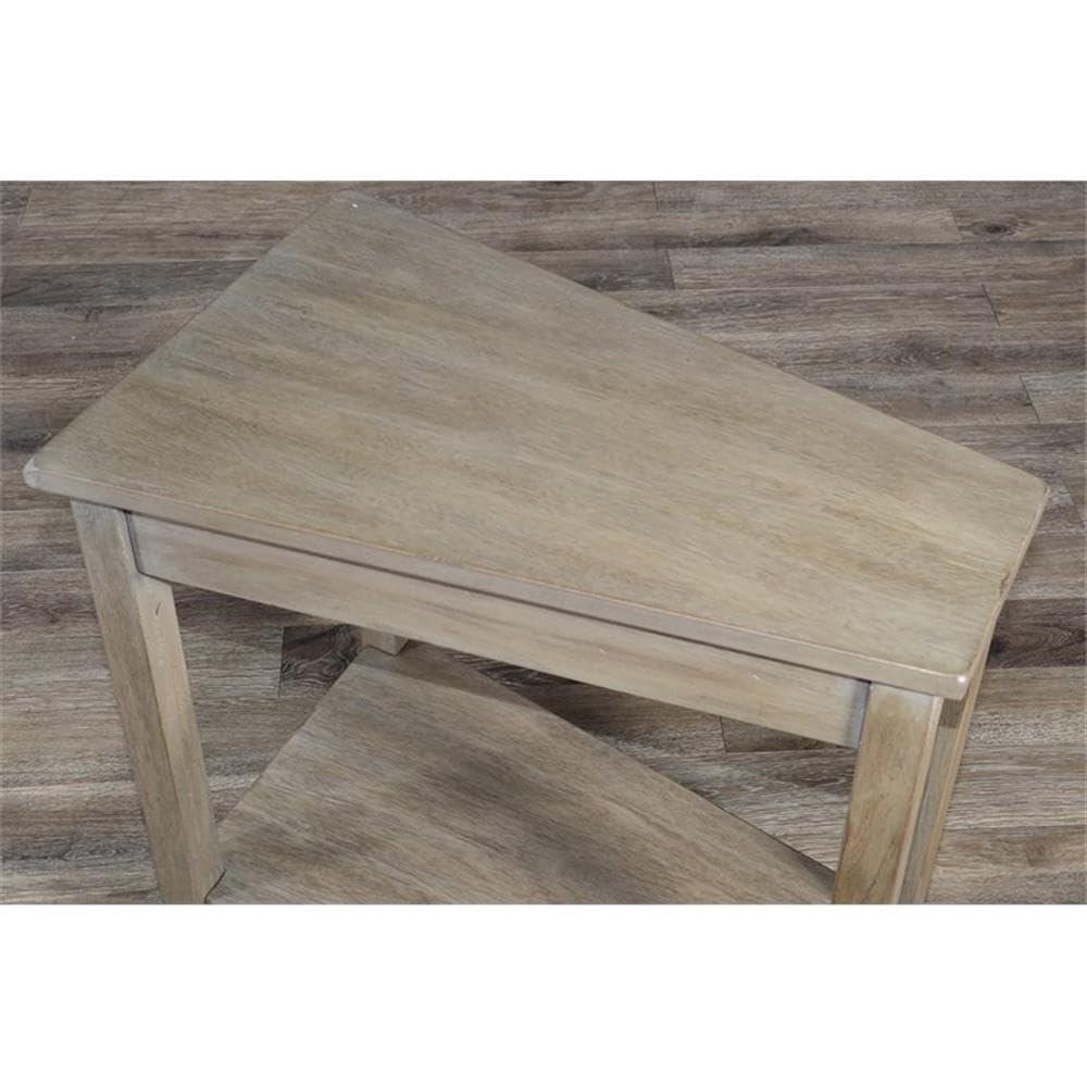 Sunny Designs Santa Fe 16" Transitional Wood Chair Side Table in Dark Chocolate