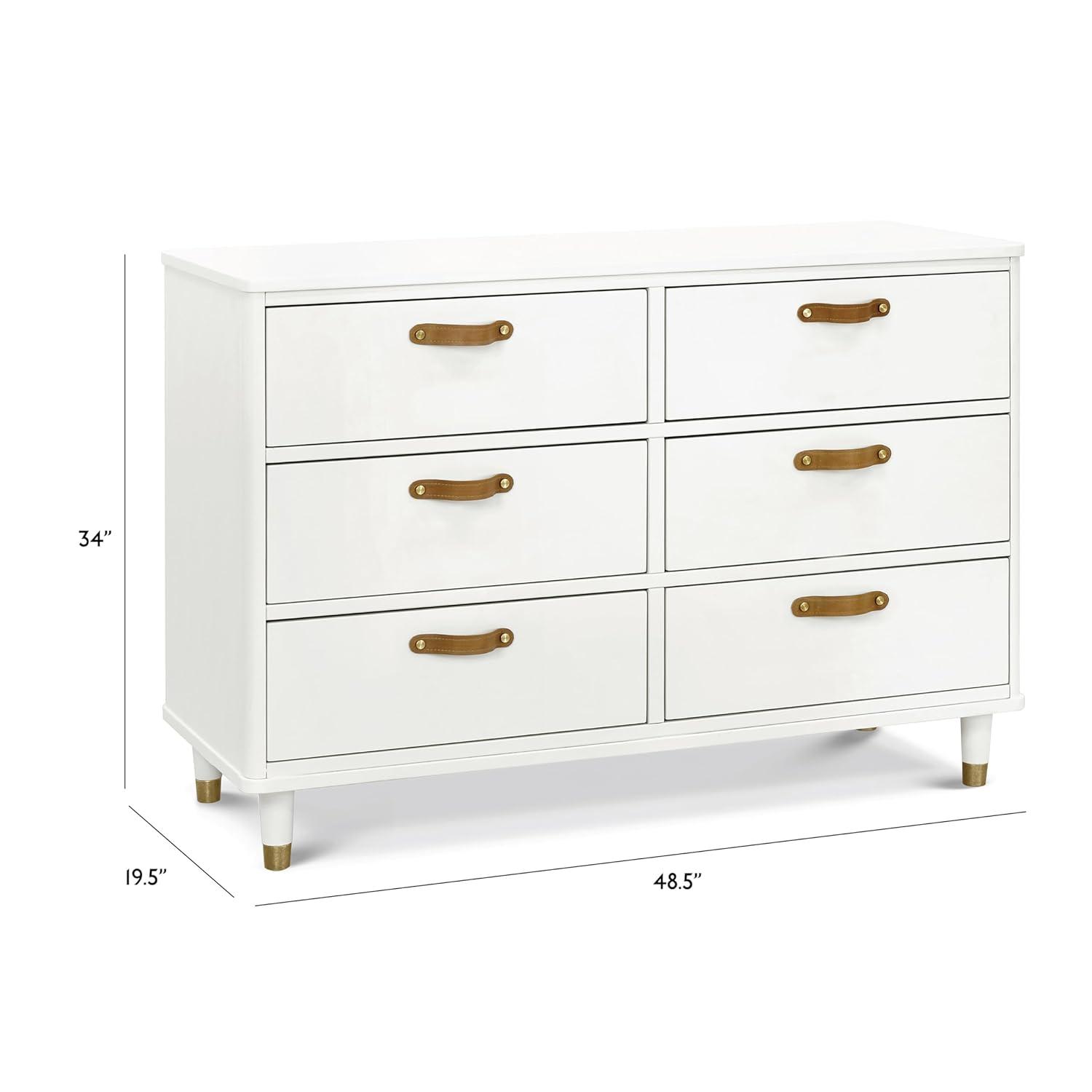 Namesake Tanner 6 Drawer Dresser - Warm White