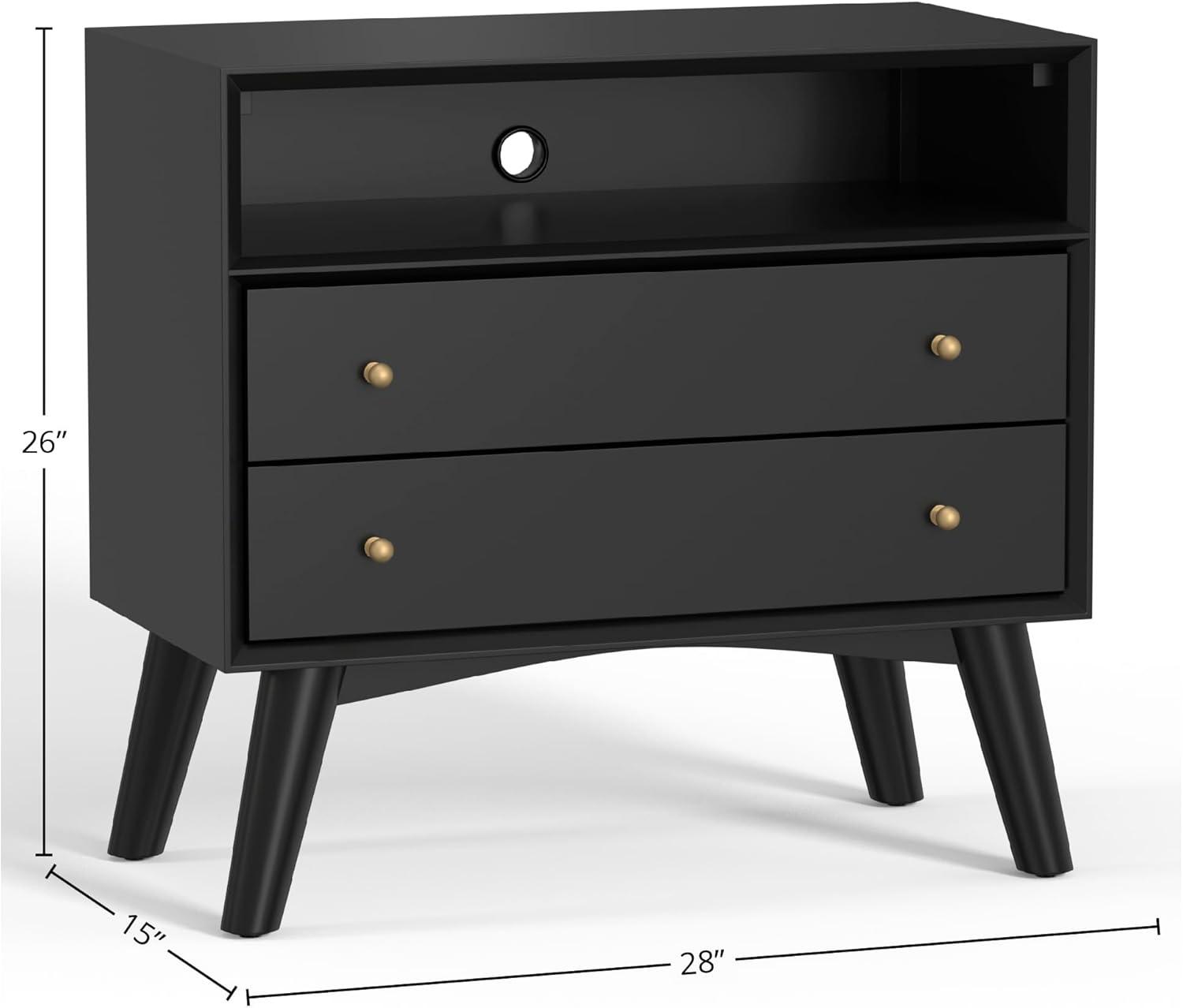 Williams 2-Drawer Nightstand with Shelf