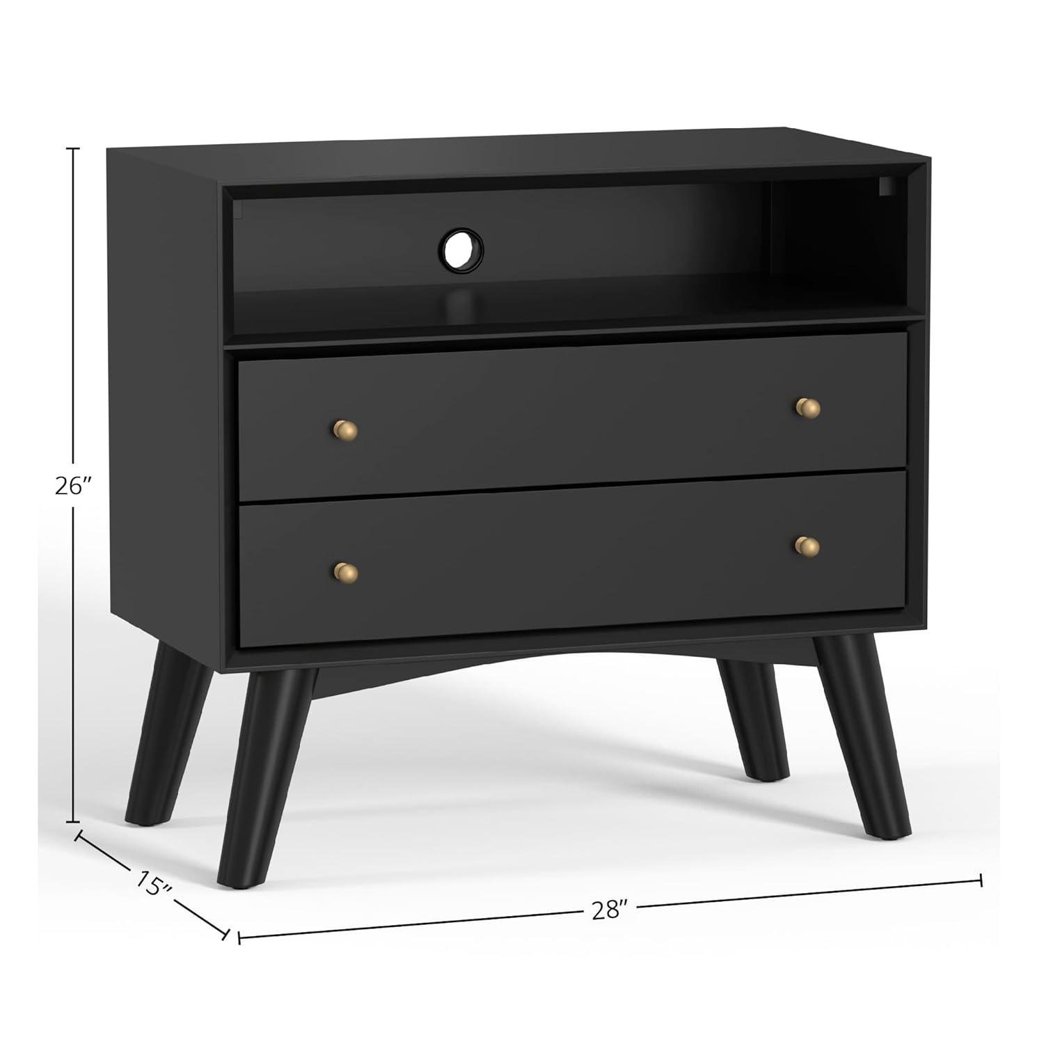 Williams 2-Drawer Nightstand with Shelf