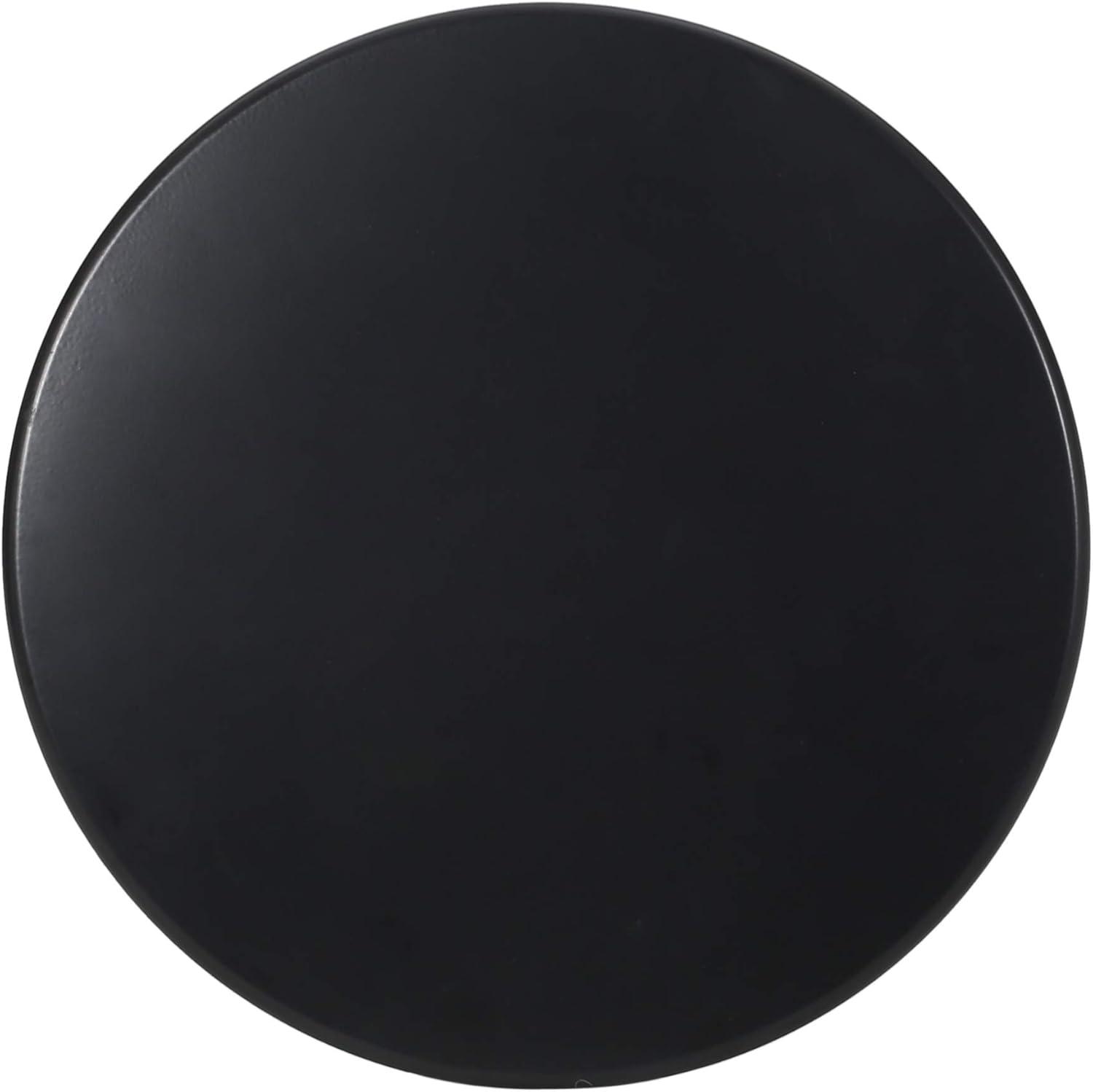 Noble House Nevada Outdoor Iron Side Table in Matte Black