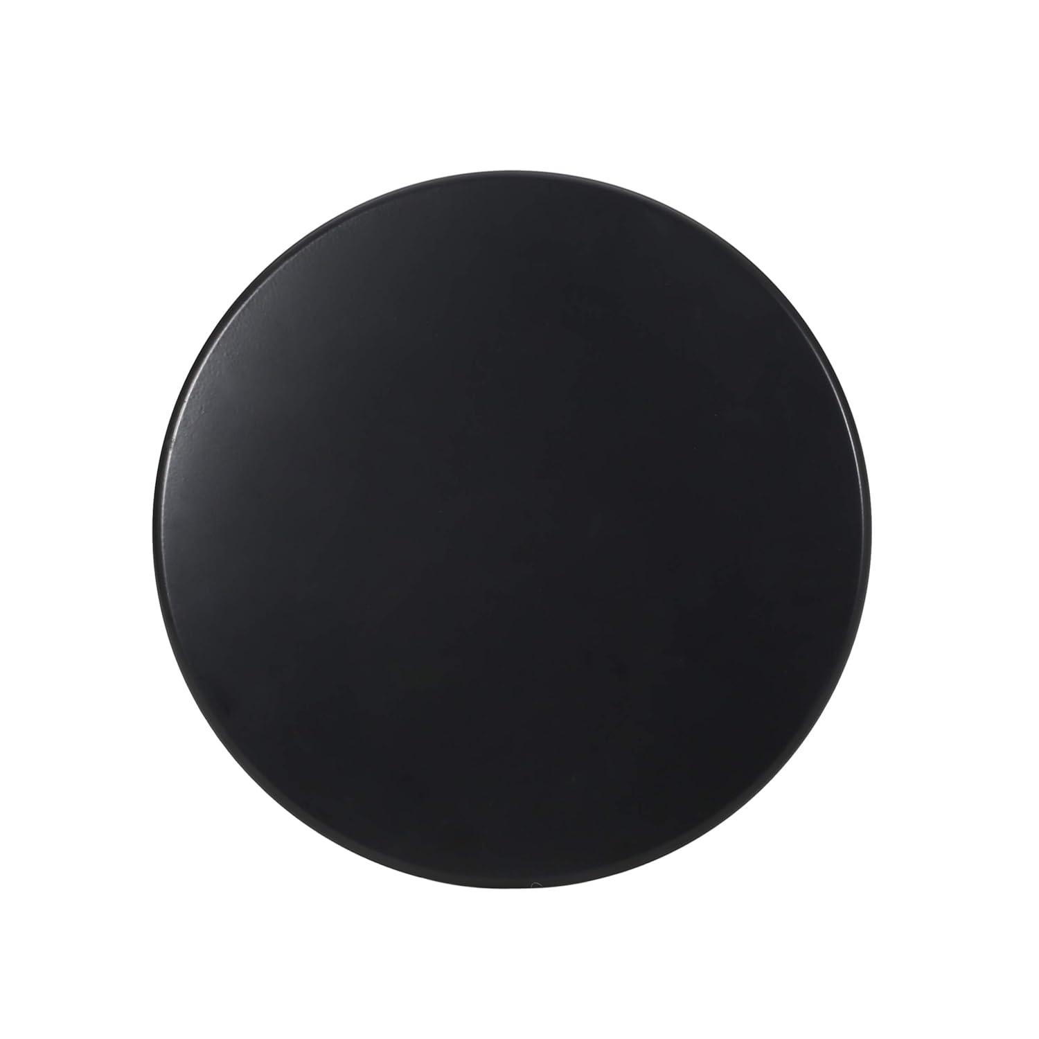 Noble House Nevada Outdoor Iron Side Table in Matte Black
