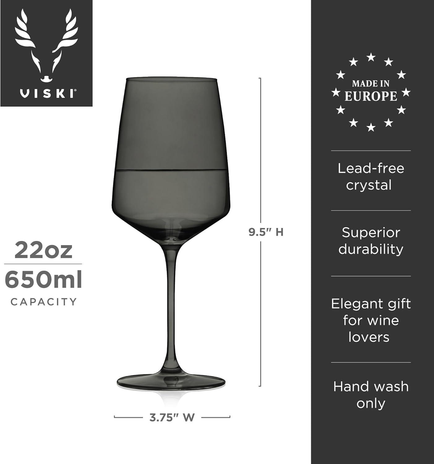 Reserve Nouveau Crystal Wine Glasses (Set of 2)