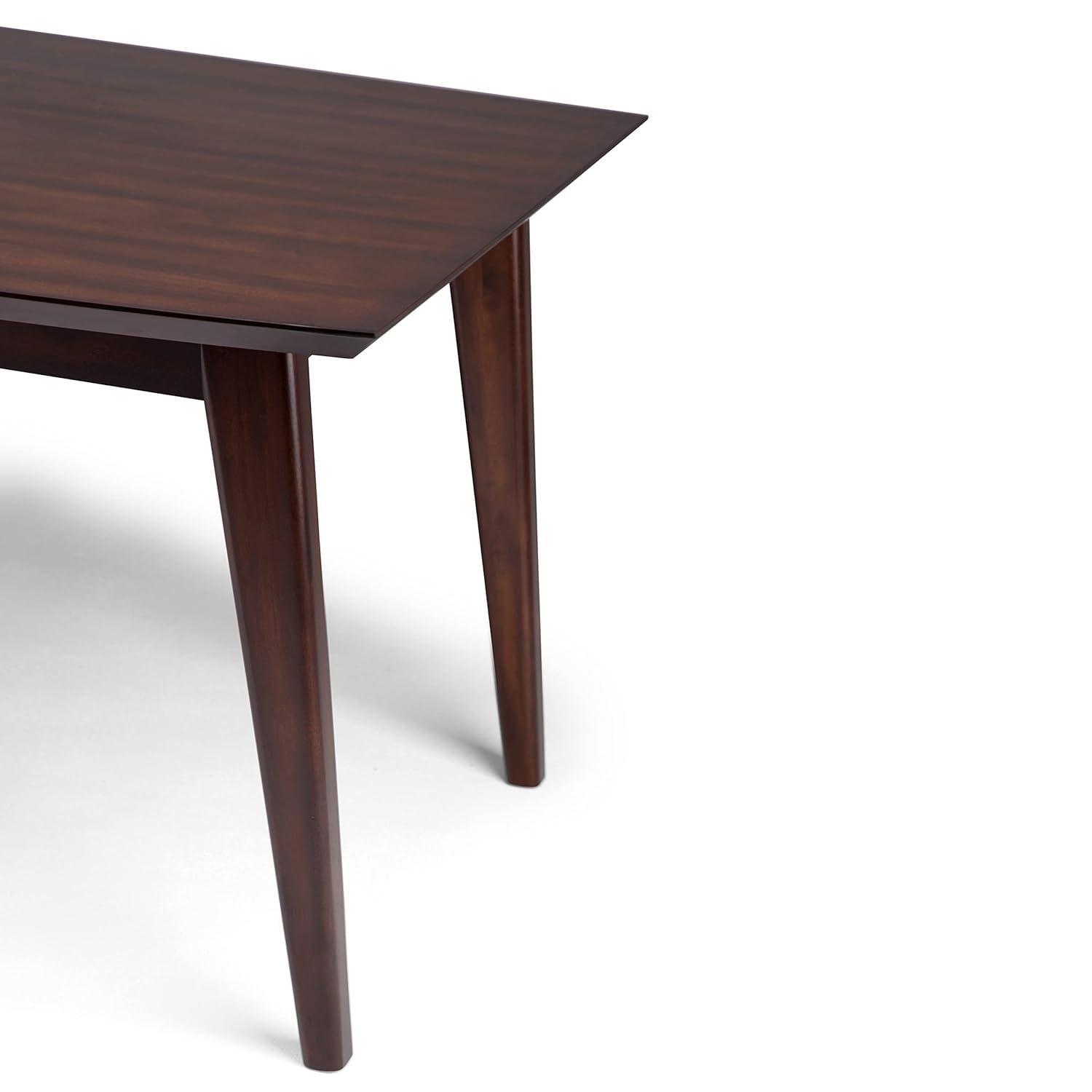 Simpli Home Draper Dining Table in Java Brown