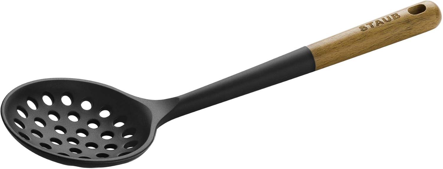 Staub 31 cm Silicone Skimming Ladle, Black