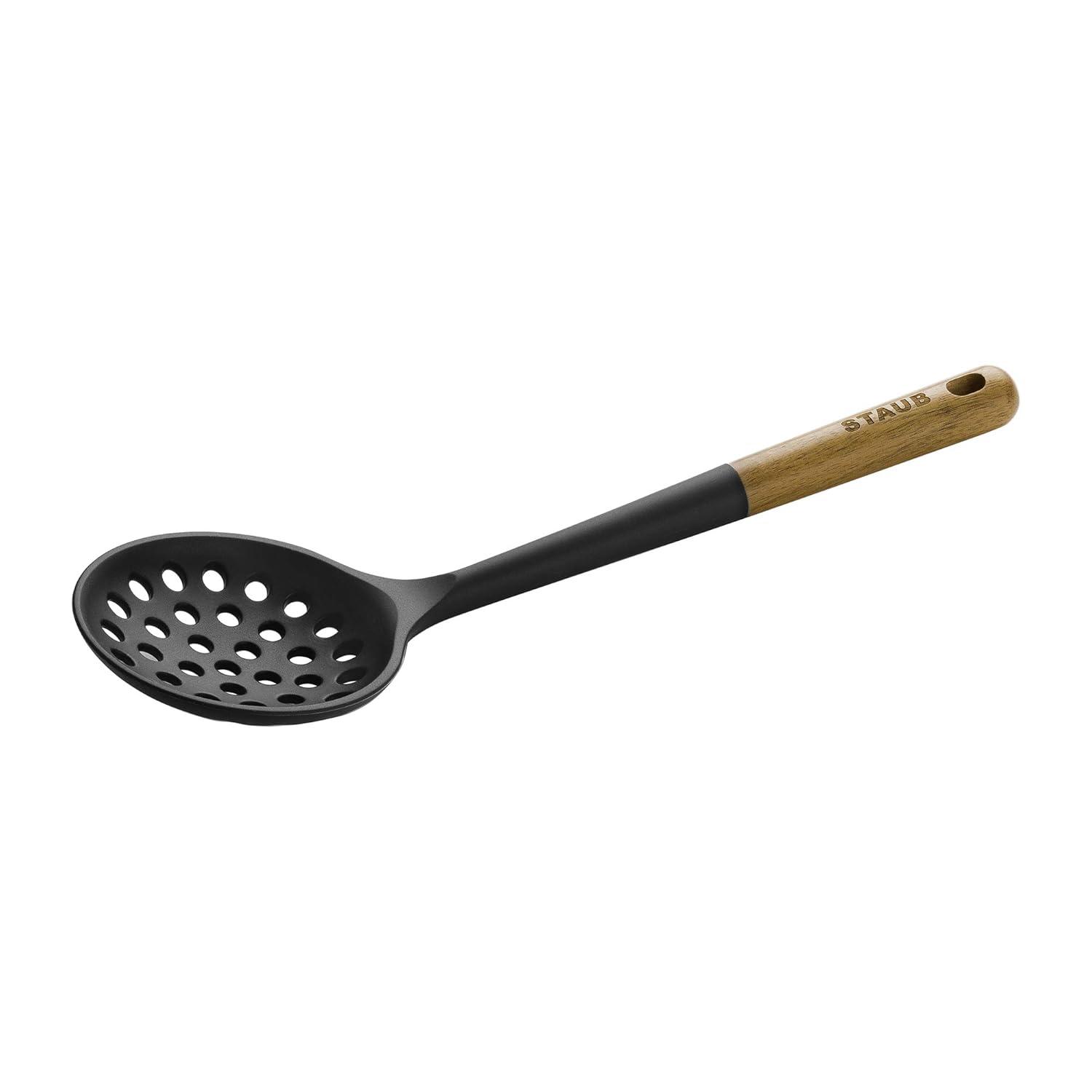 Staub 31 cm Silicone Skimming Ladle, Black