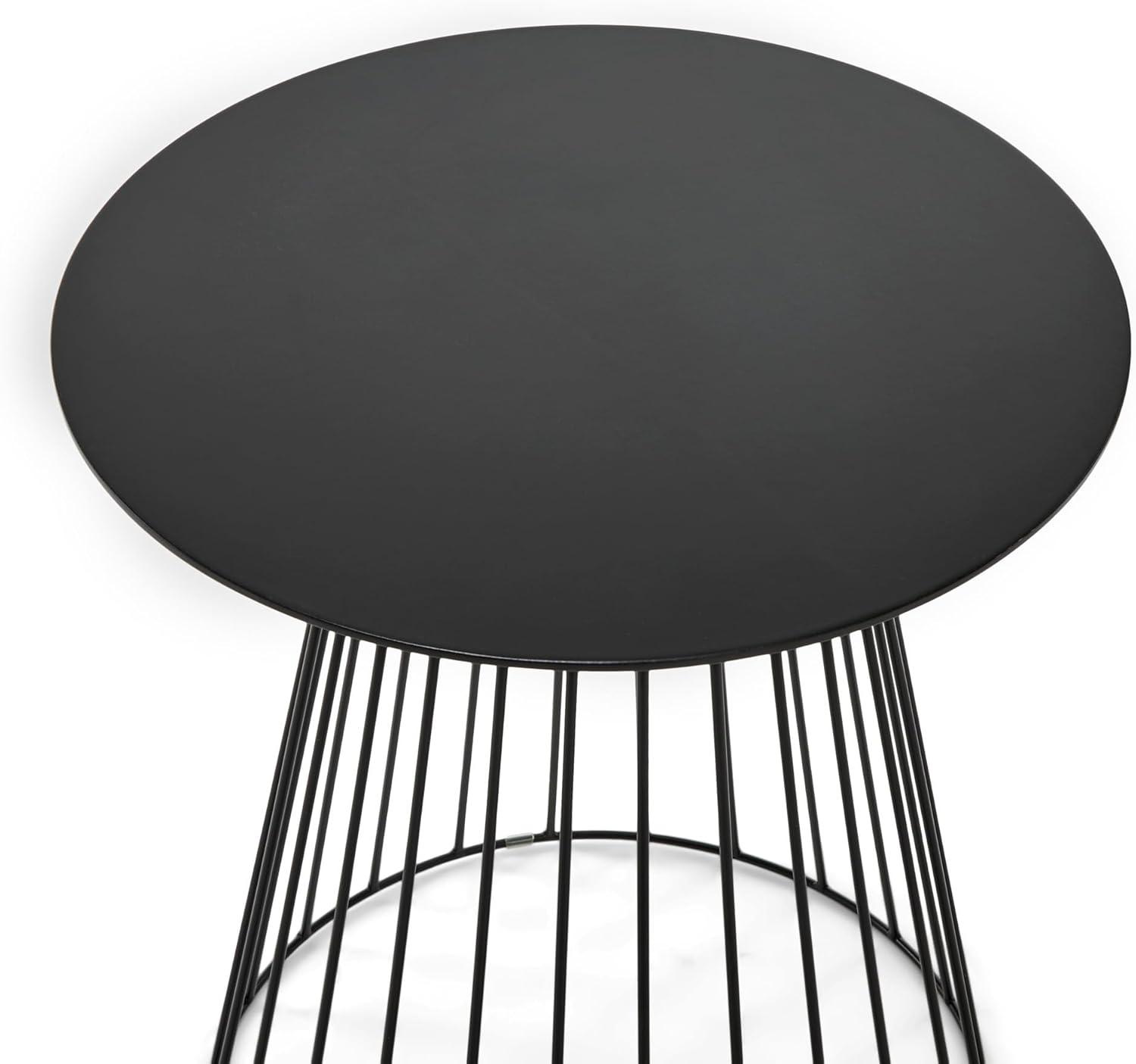 Adore Decor Element Modern Industrial Design Round Side Table