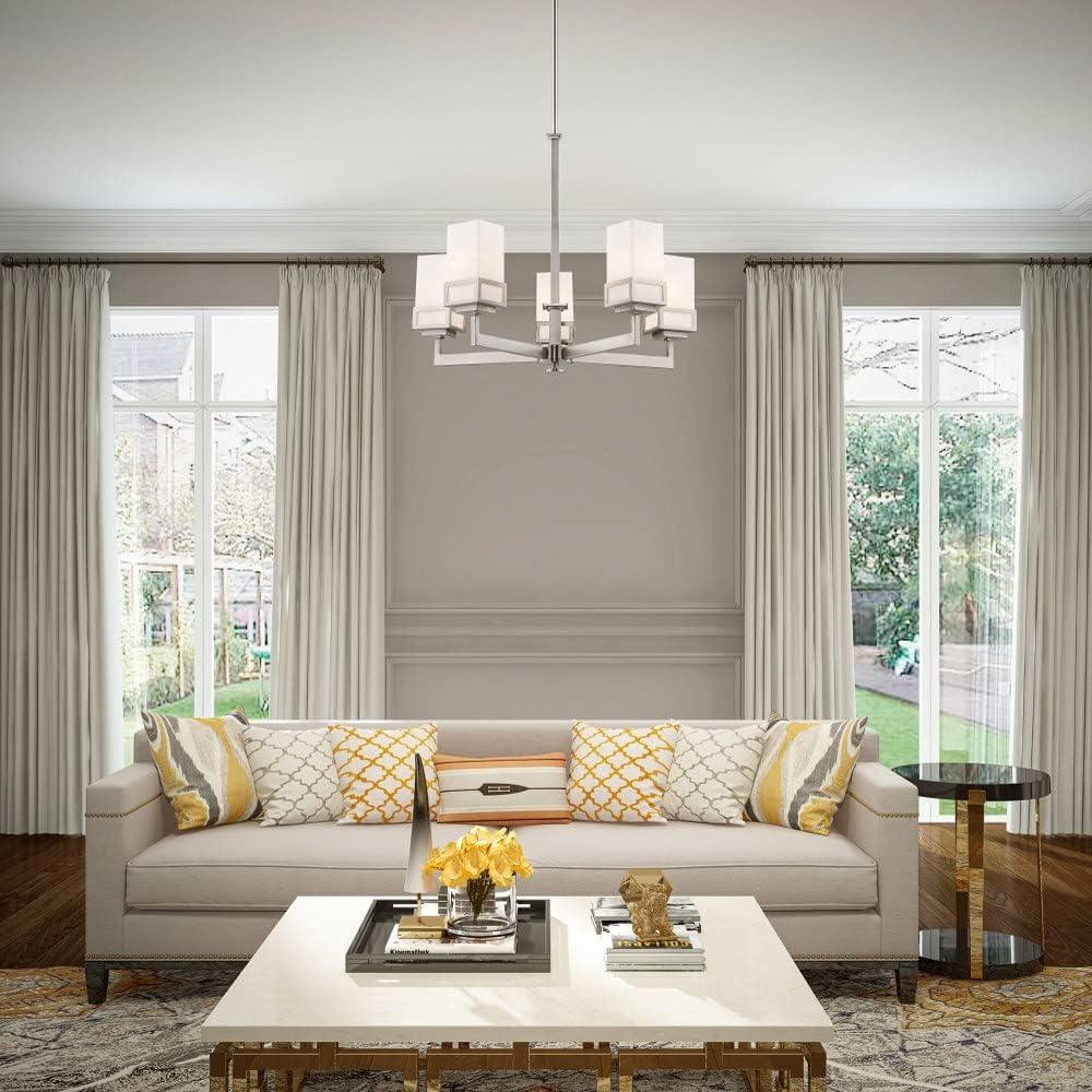 Livex Lighting Harding 5 - Light Chandelier in  Polished Chrome