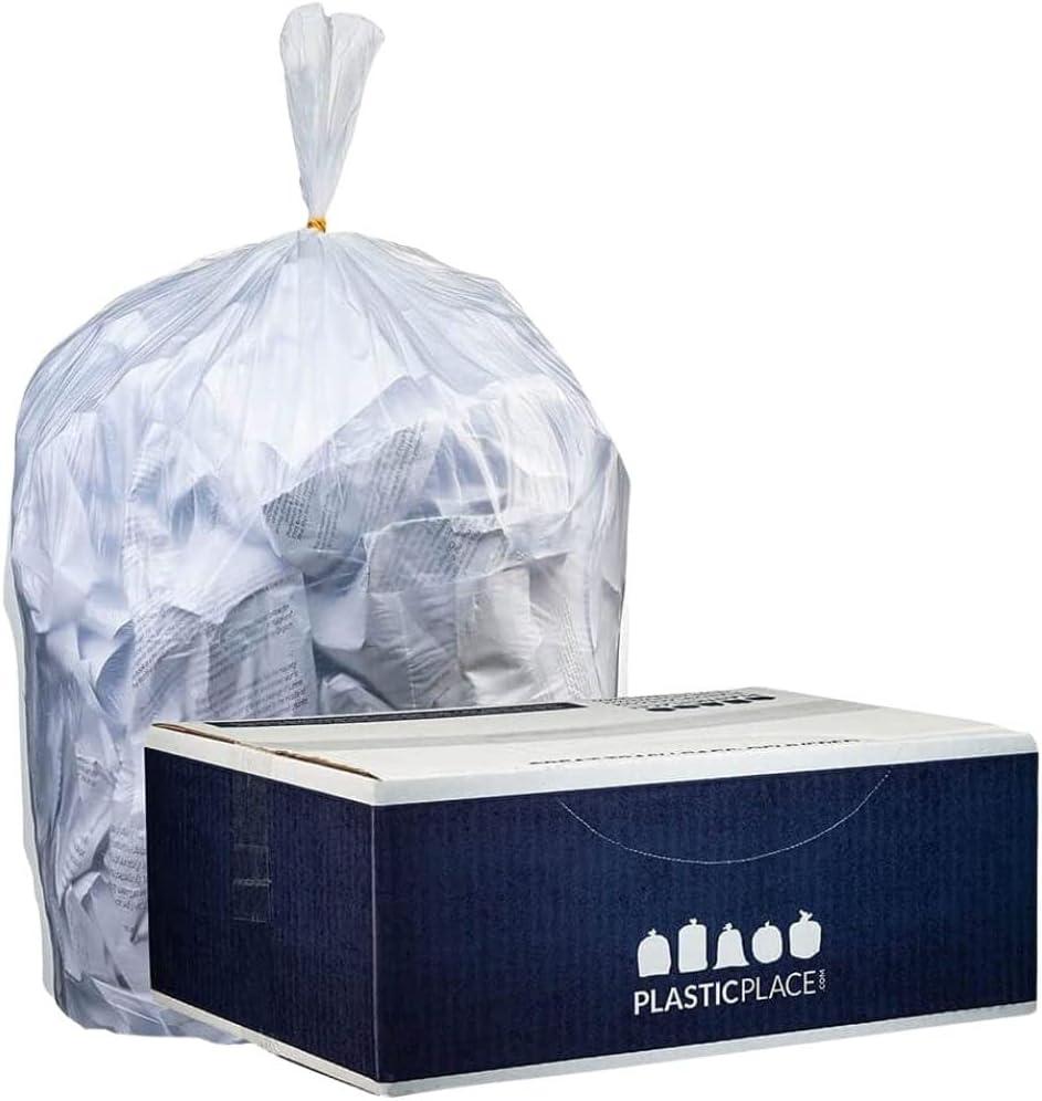 Clear High Density 4 Gallon Trash Bags, 2000 Count