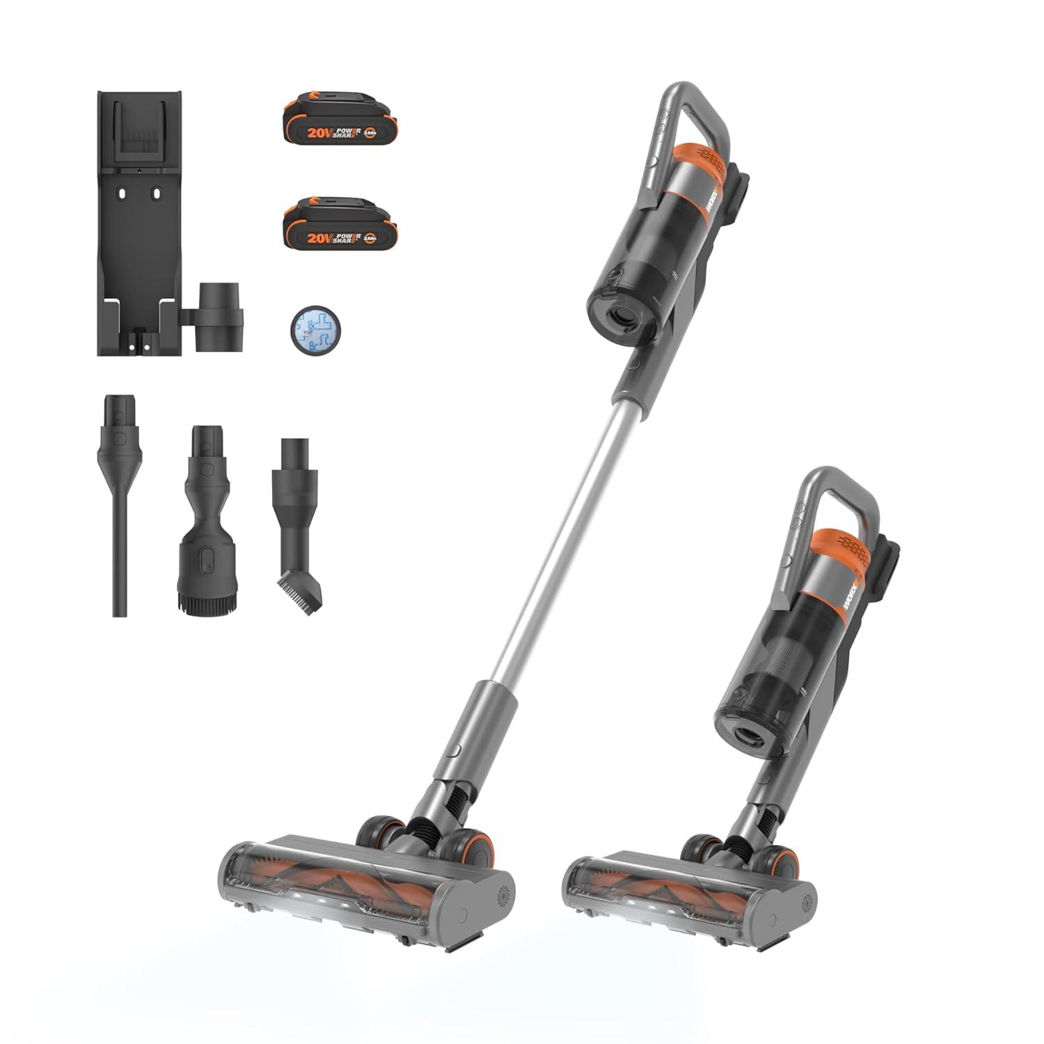 Worx WX038L 20V Power Share Cordless Stick Vacuum (Battery and Charger Included)