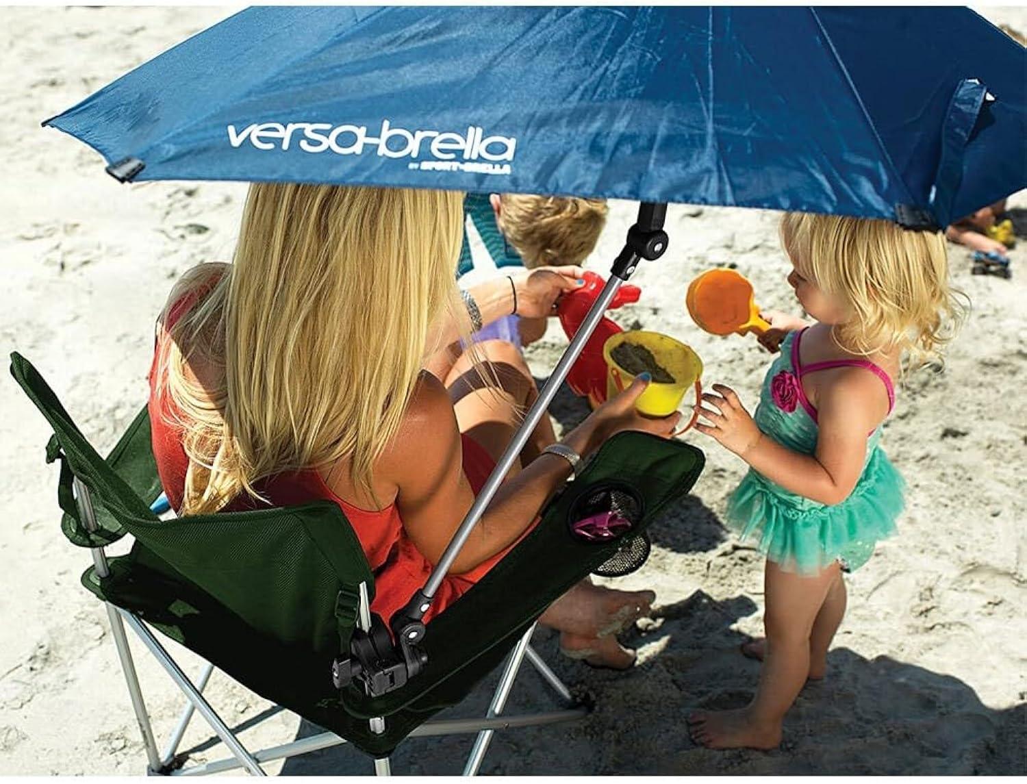 Sport-Brella Versa-Brella Umbrella with Universal Clip - Midnight Blue
