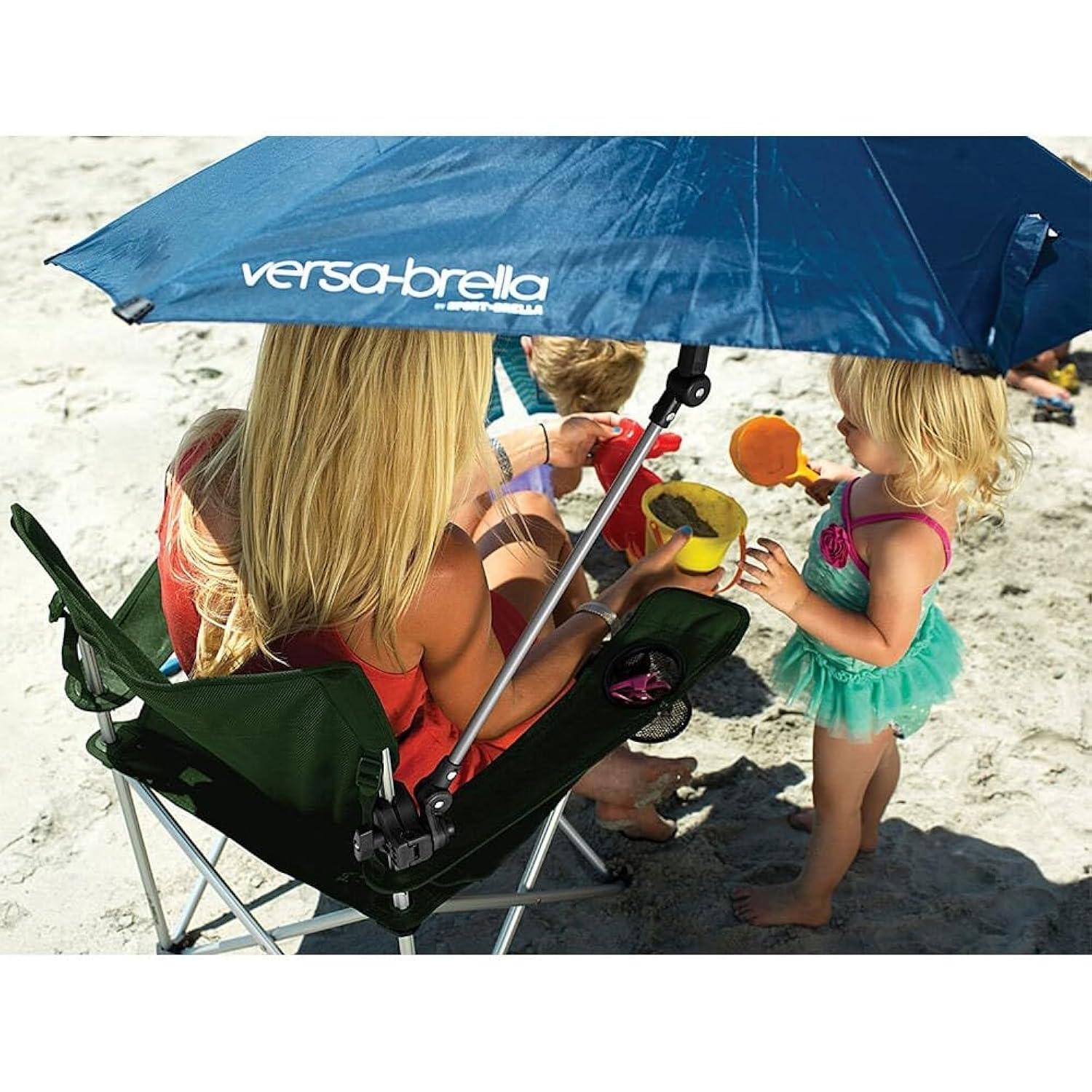 Sport-Brella Versa-Brella Umbrella with Universal Clip - Midnight Blue