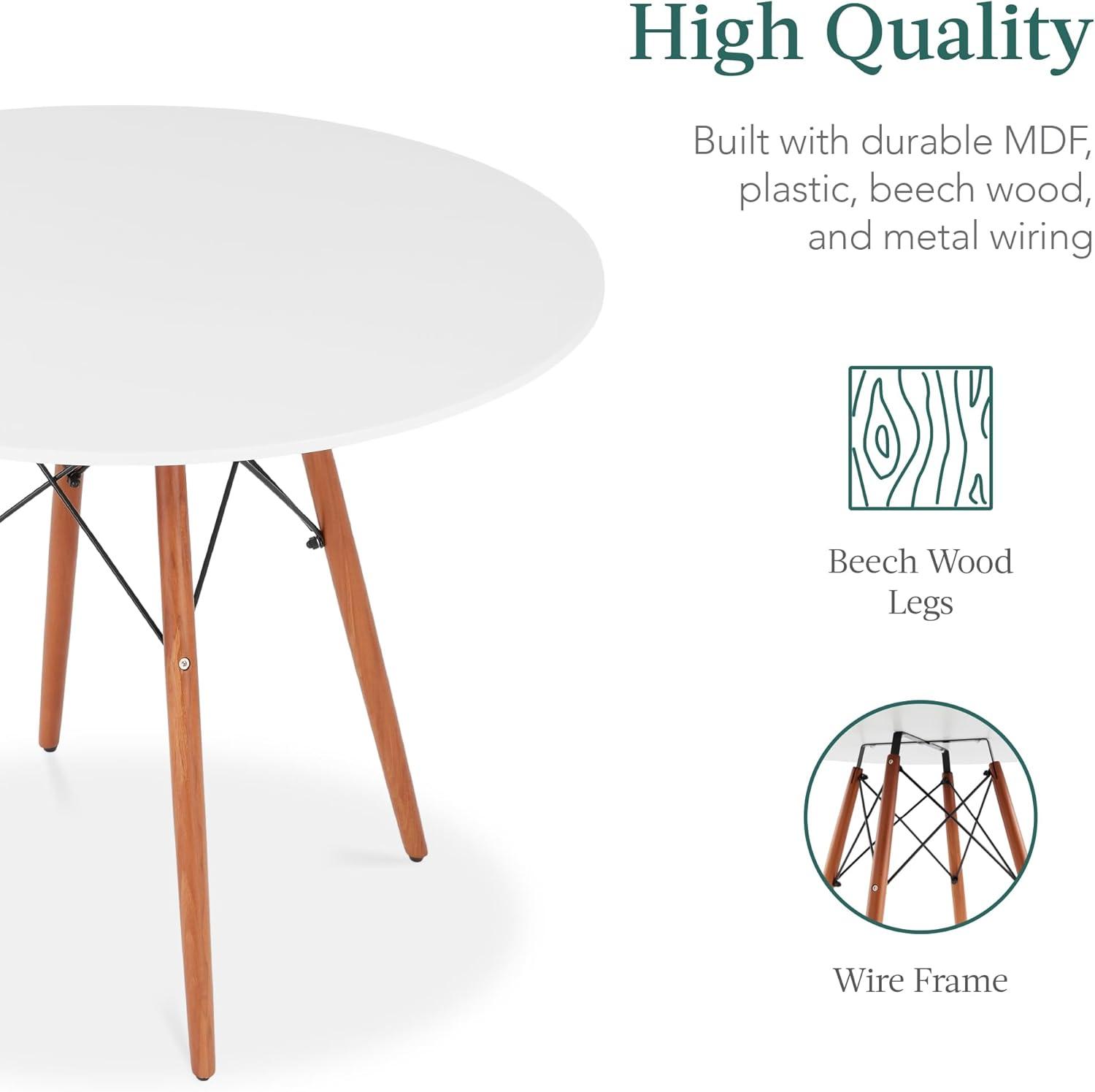 George Oliver Fechter 4 - Person Four Leg Dining Set