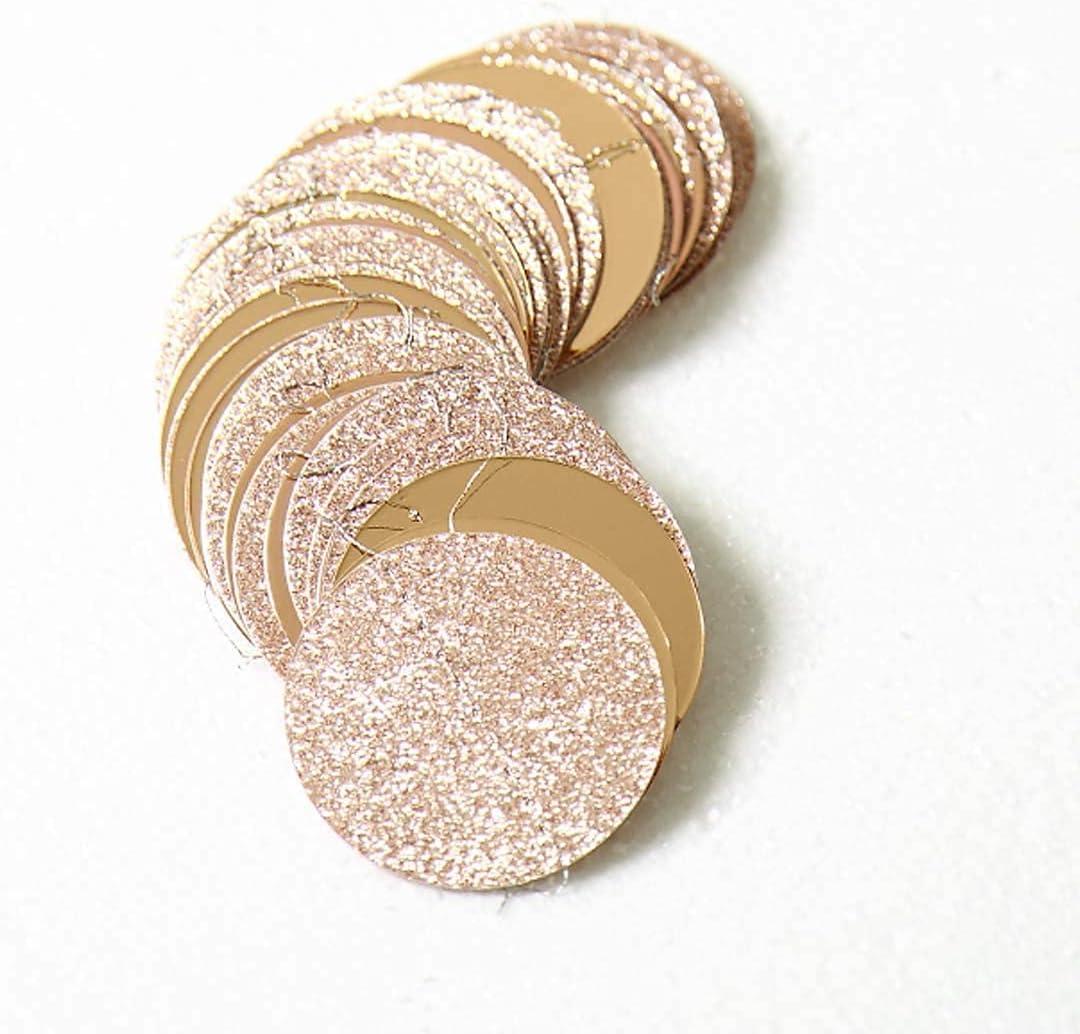 Decor365 Champagne Gold Birthday Decorations Glitter Gold Party Garland Decorations Circle Streamers Banner Backdrop Christmas New Year Eve NYE Anniversaries Bridal Graduations Parties Decor