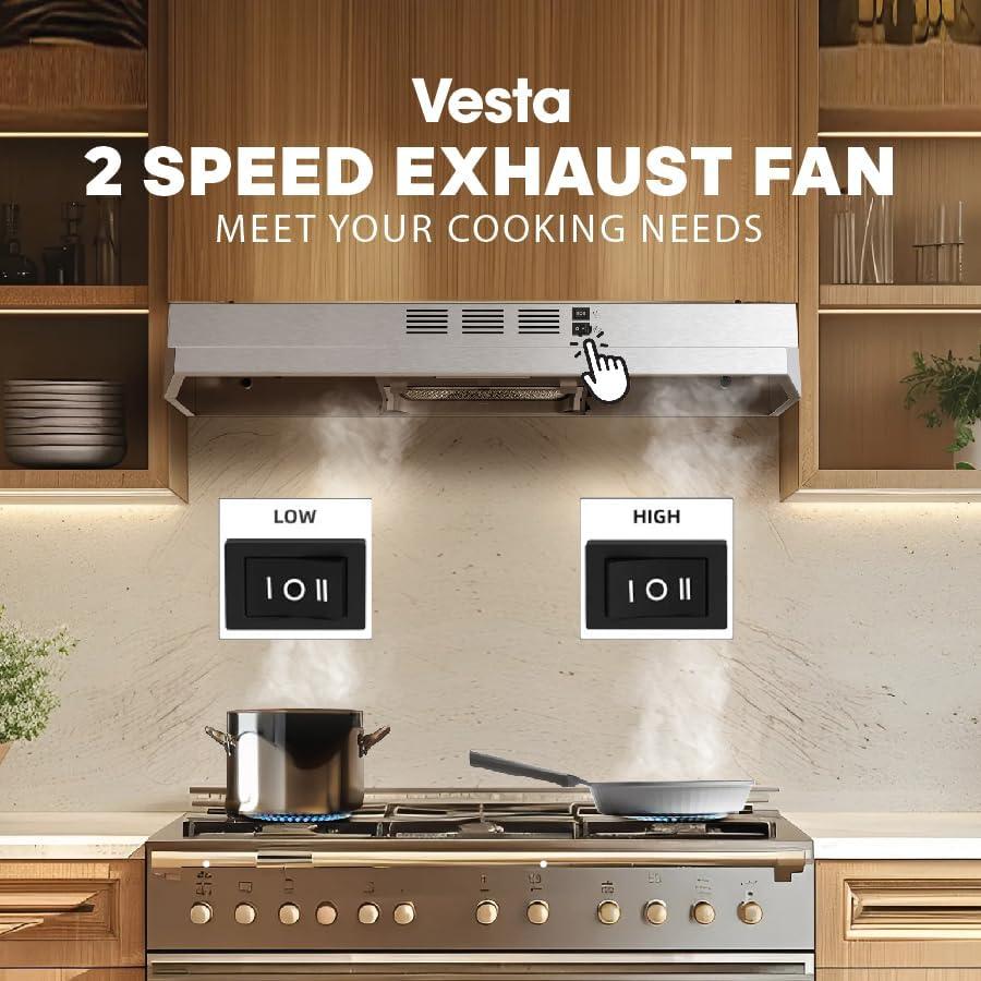 Vesta Cincinnati 300CFM 30'' Stainless Steel Under Cabinet