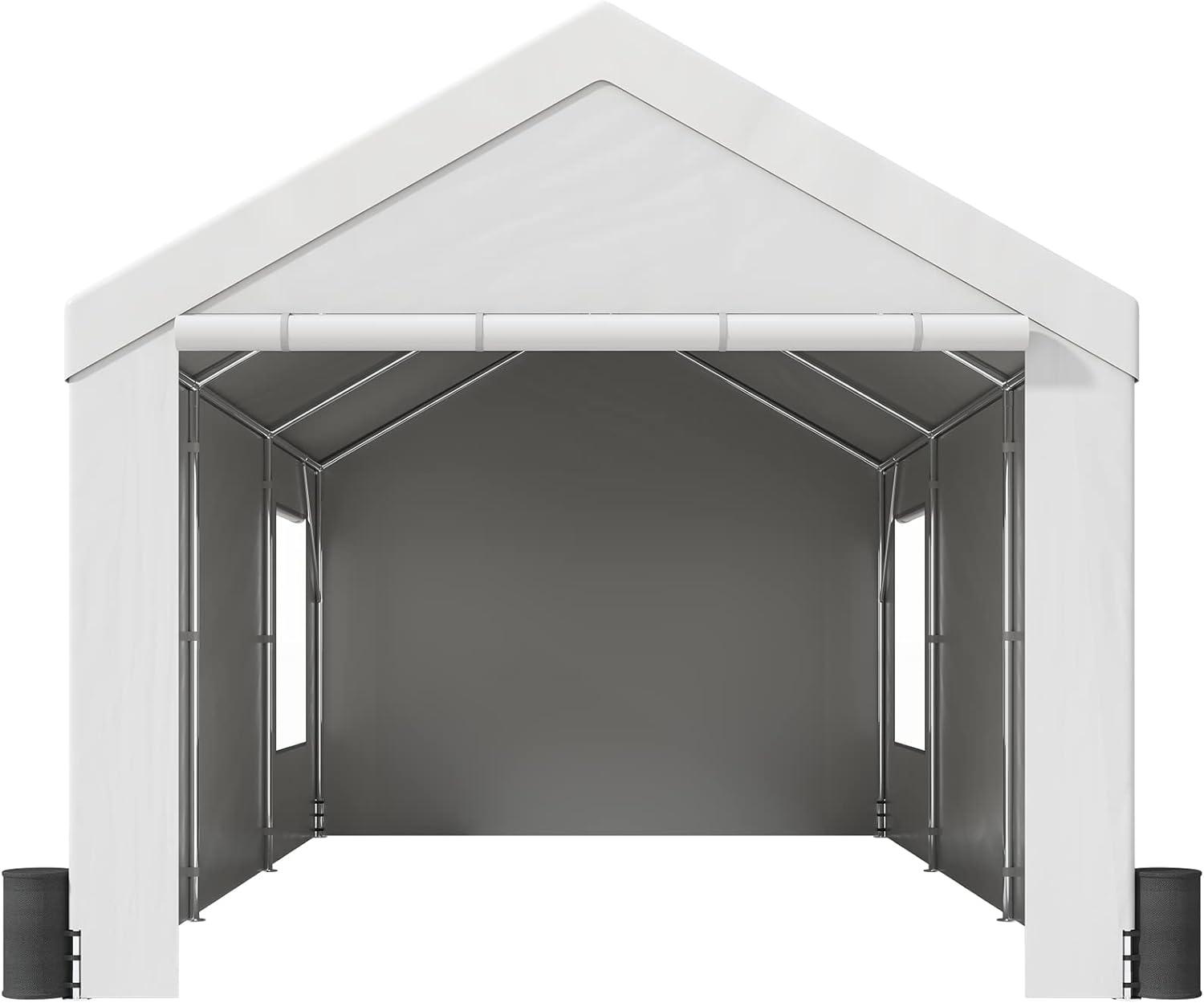 12 Ft. W x 20 Ft. D Steel Carport