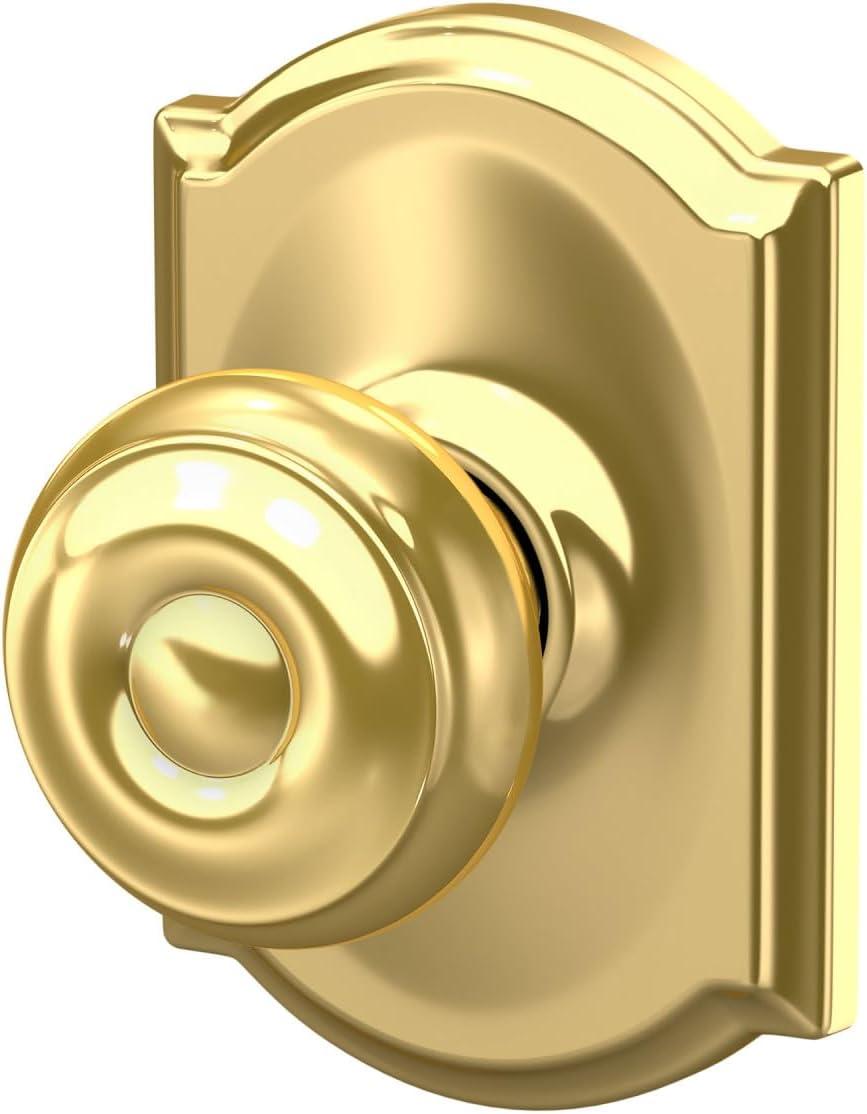 Georgian Passage Knob with Camelot Trim