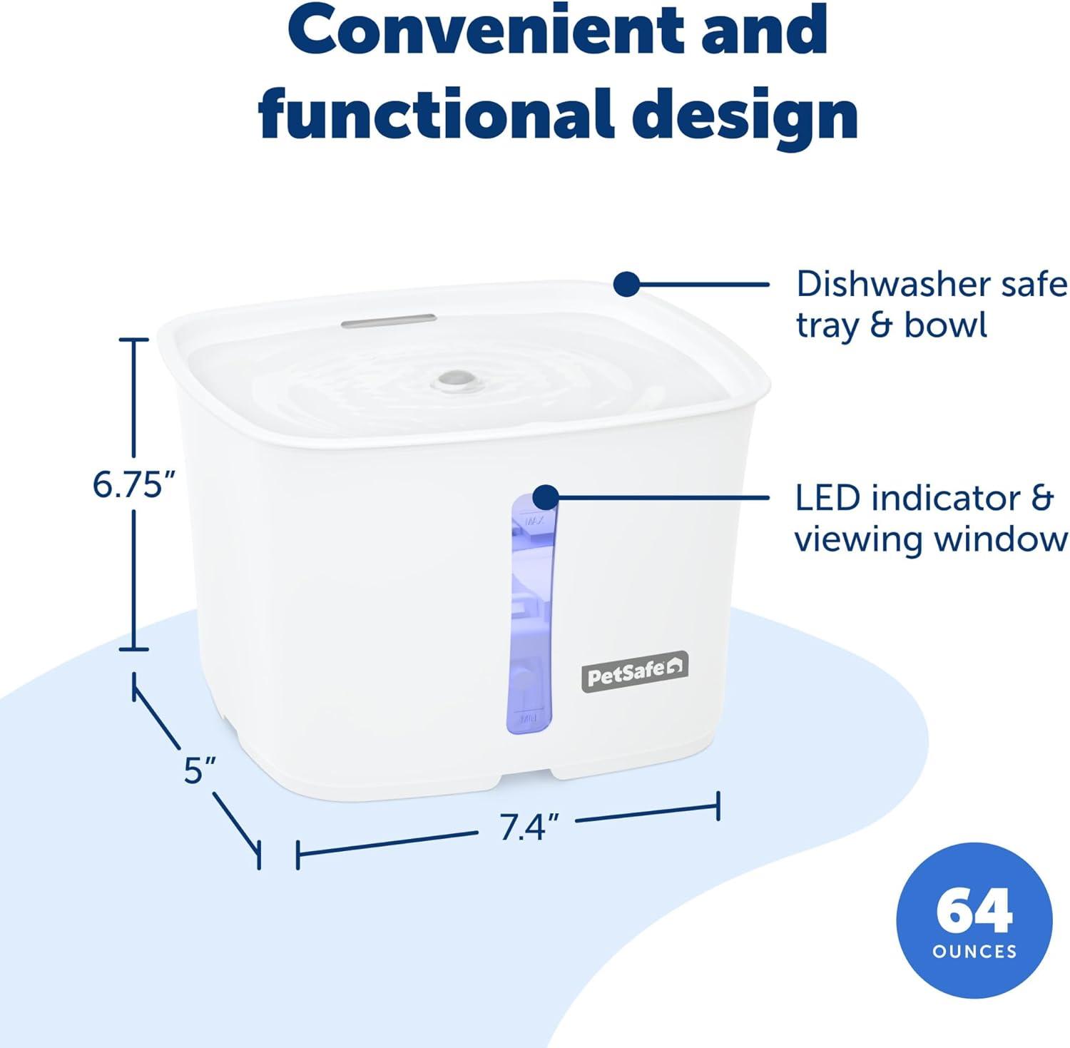 PetSafe PetSafe Viva Pet Fountain, Plastic Tray
