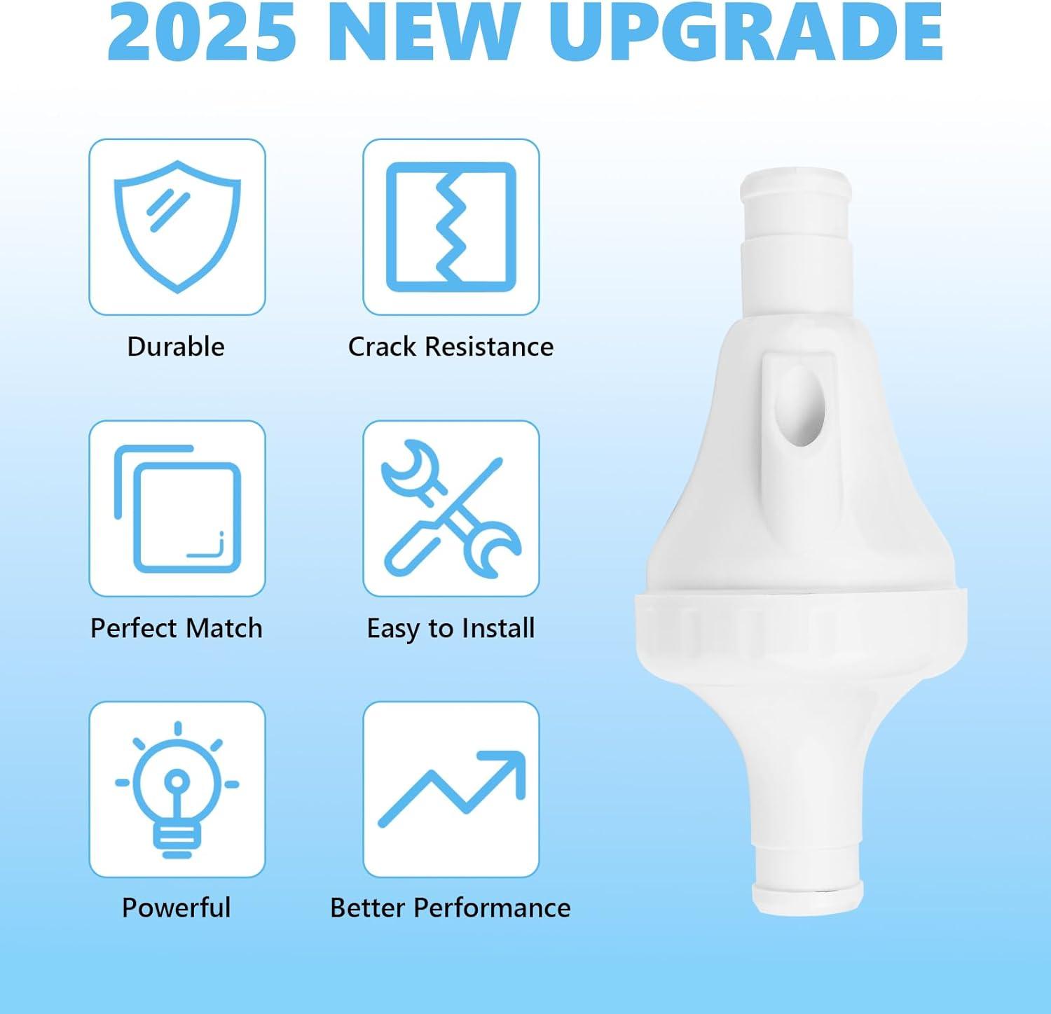 Upgraded 9-100-1200 Backup Valve for Polaris Vac-Sweep 360 Pool Cleaner，Line Back up Valve for Zodiac