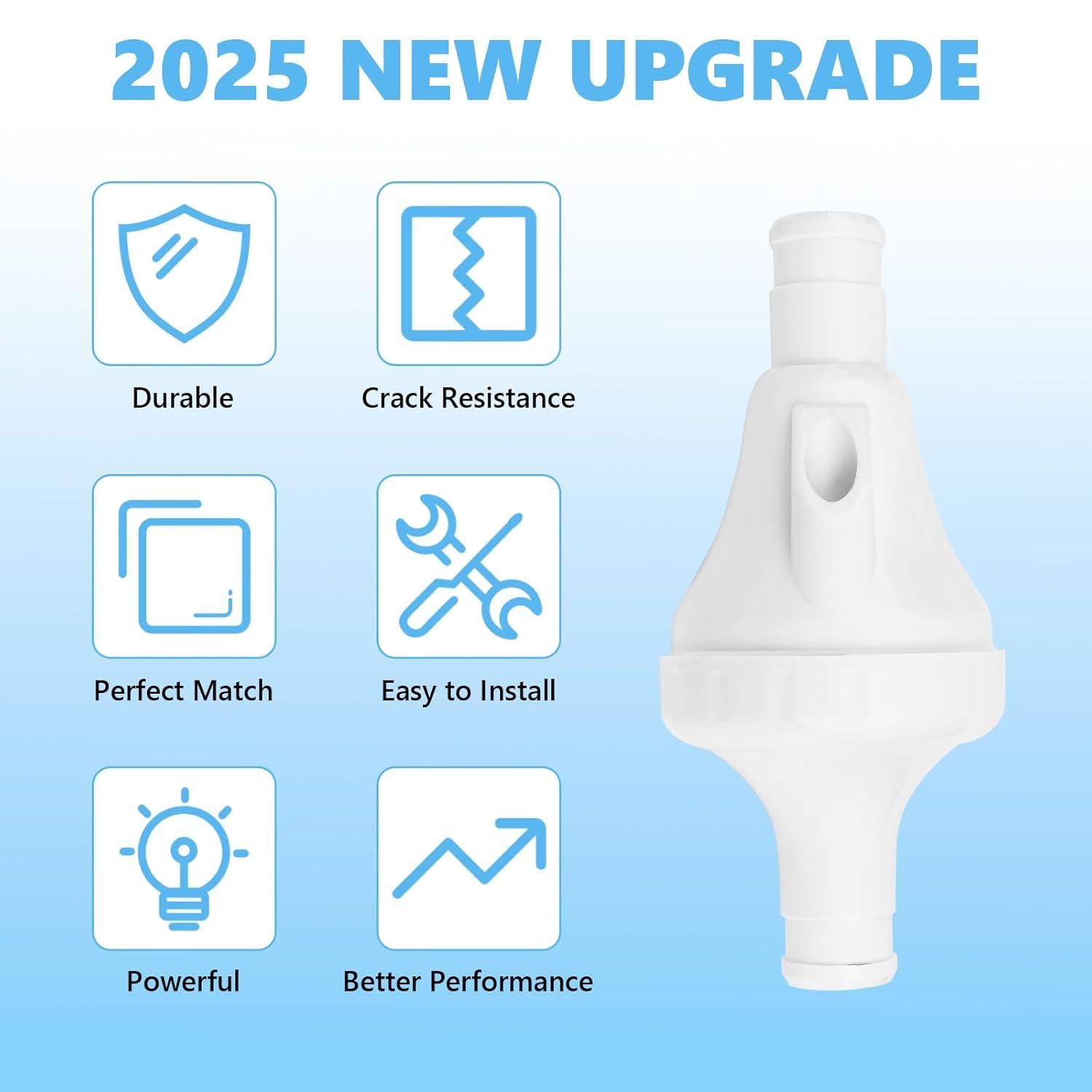 Upgraded 9-100-1200 Backup Valve for Polaris Vac-Sweep 360 Pool Cleaner，Line Back up Valve for Zodiac