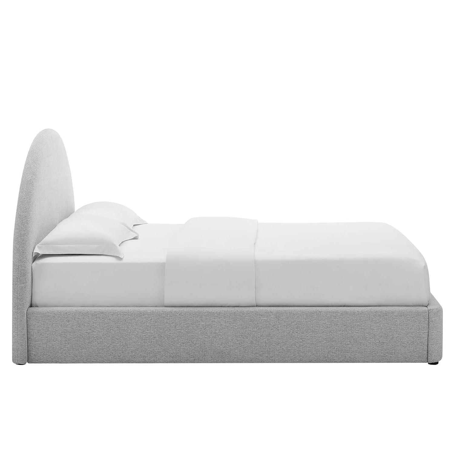 Modway Resort Performance Velvet Arched Round Platform Bed