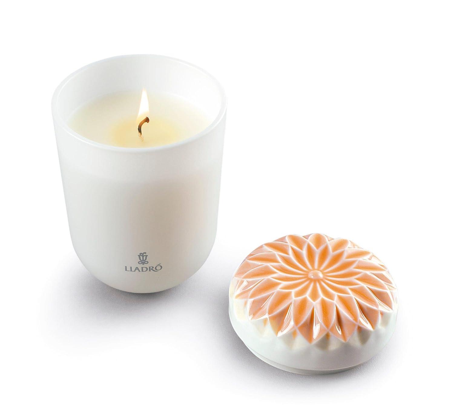 Valencia Scented White Porcelain Jar Candle