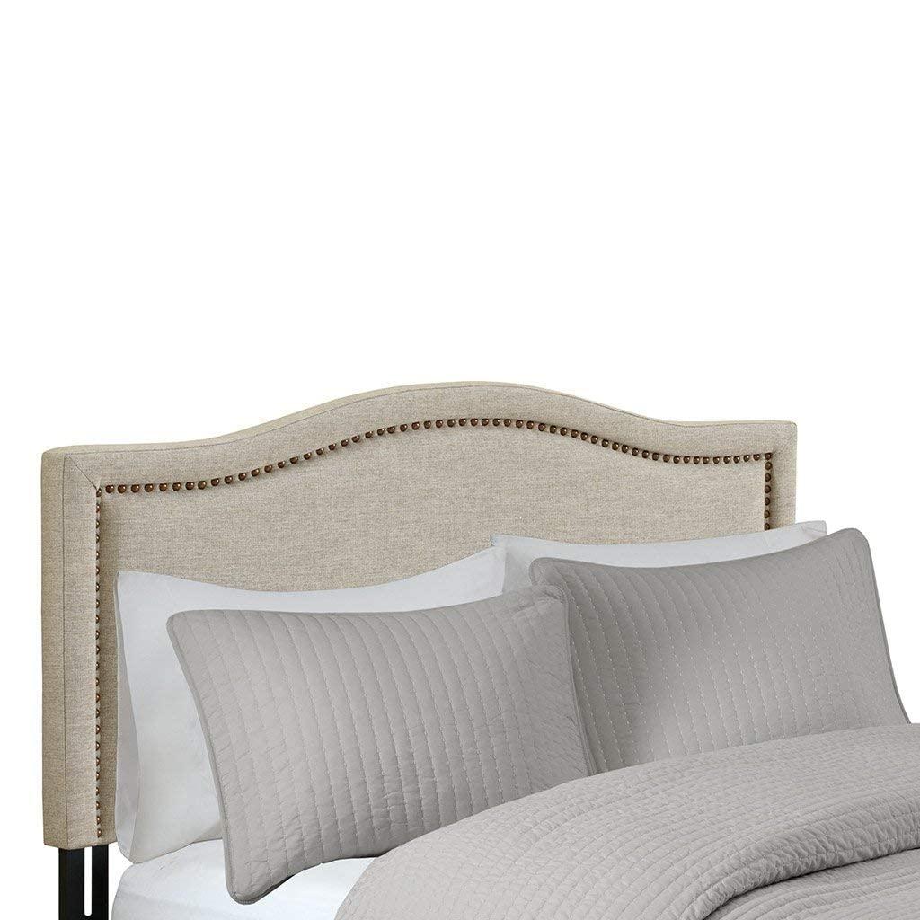 Gracie Oaks Clouchete Nadine Upholstered Nailhead Headboard